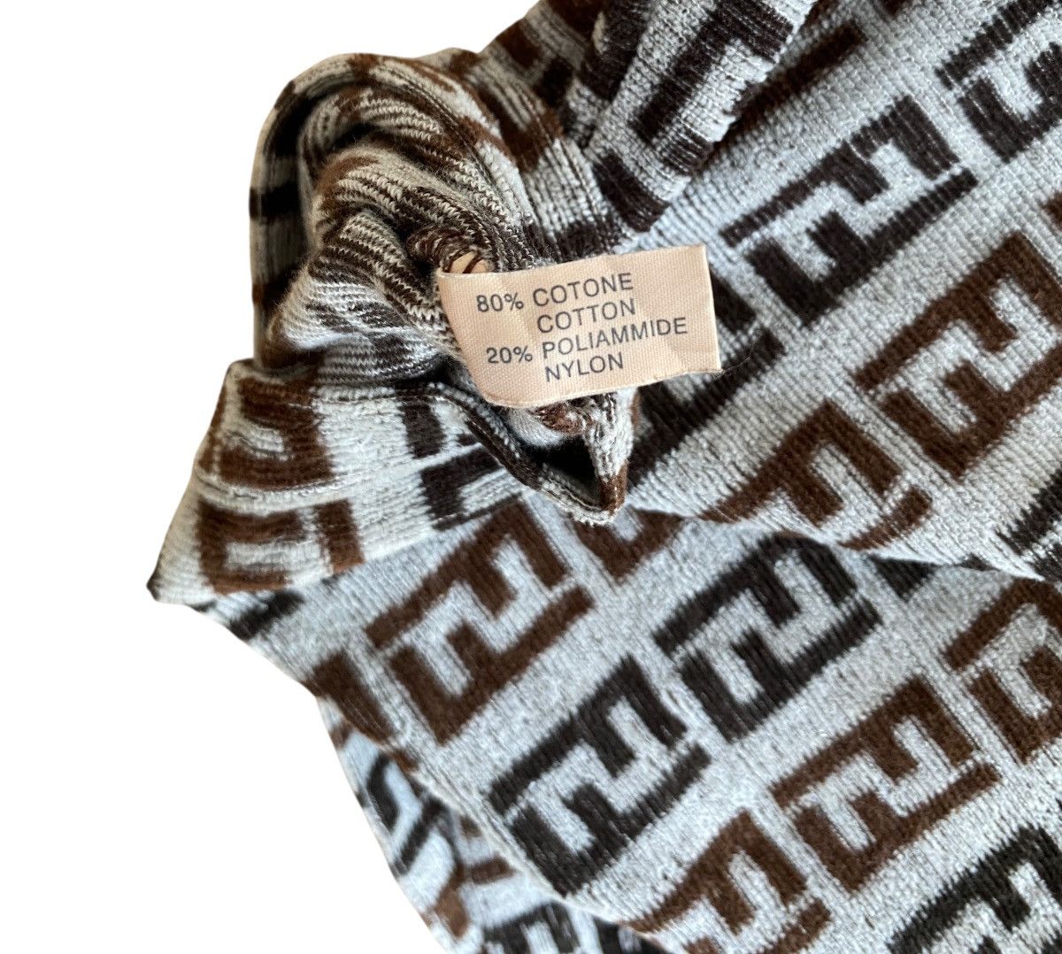 Fendi Very Rare Vintage Brand Fendi Full Print Polos 1990s Size US M / EU 48-50 / 2 - 7 Thumbnail