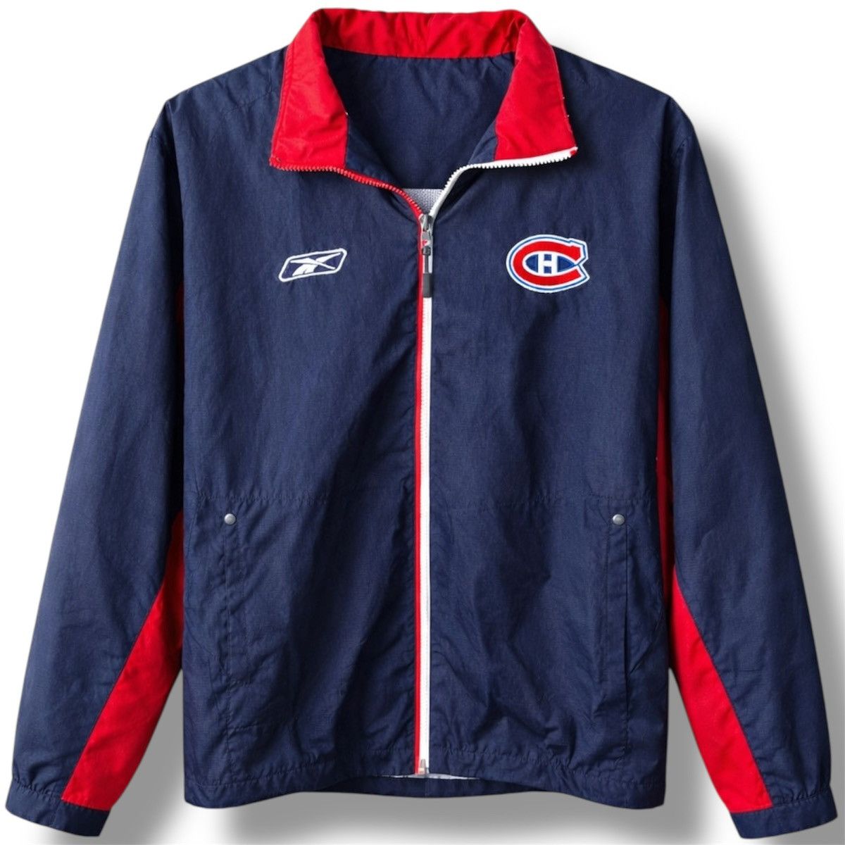NHL VINTAGE MONTREAL CANADIENS VINTAGE REEBOK ZIP HOCKEY JACKET Size US L / EU 52-54 / 3 - 1 Thumbnail