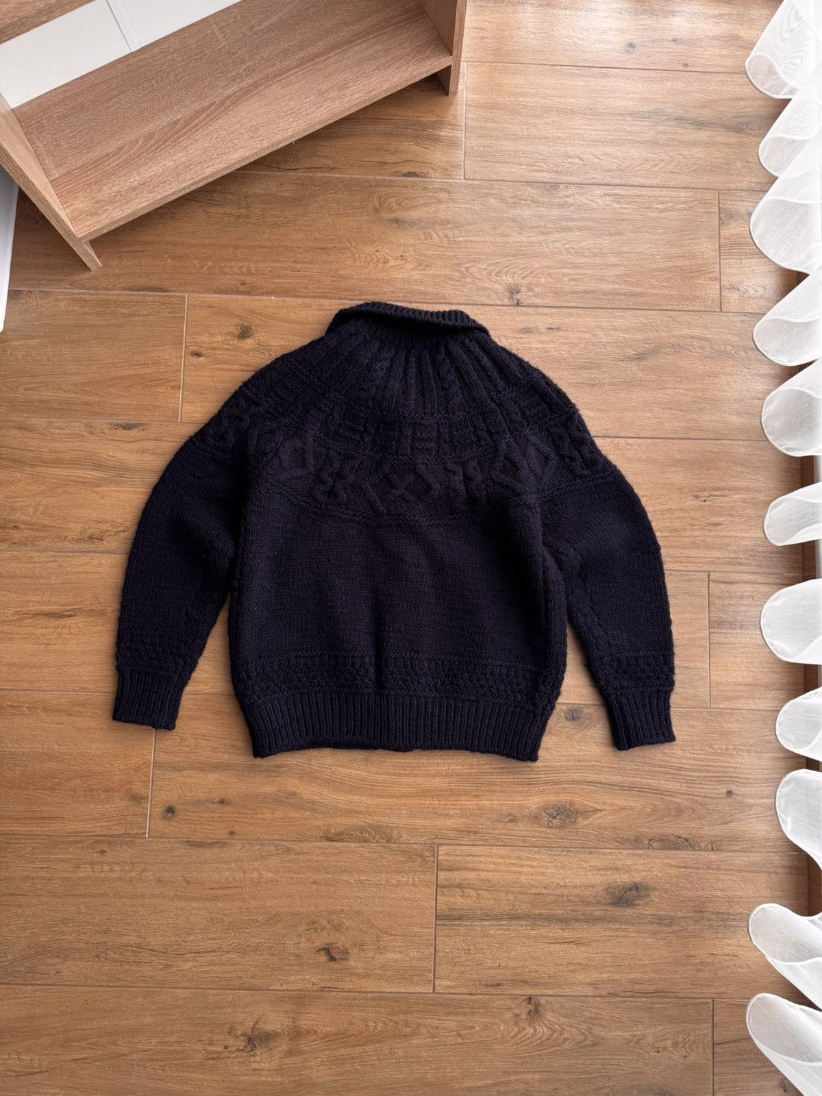 Comme des Garcons Tao Kurihara Comme Des Garcons x Batoner Wool Knit Cardigan Size US M / EU 48-50 / 2 - 15 Thumbnail