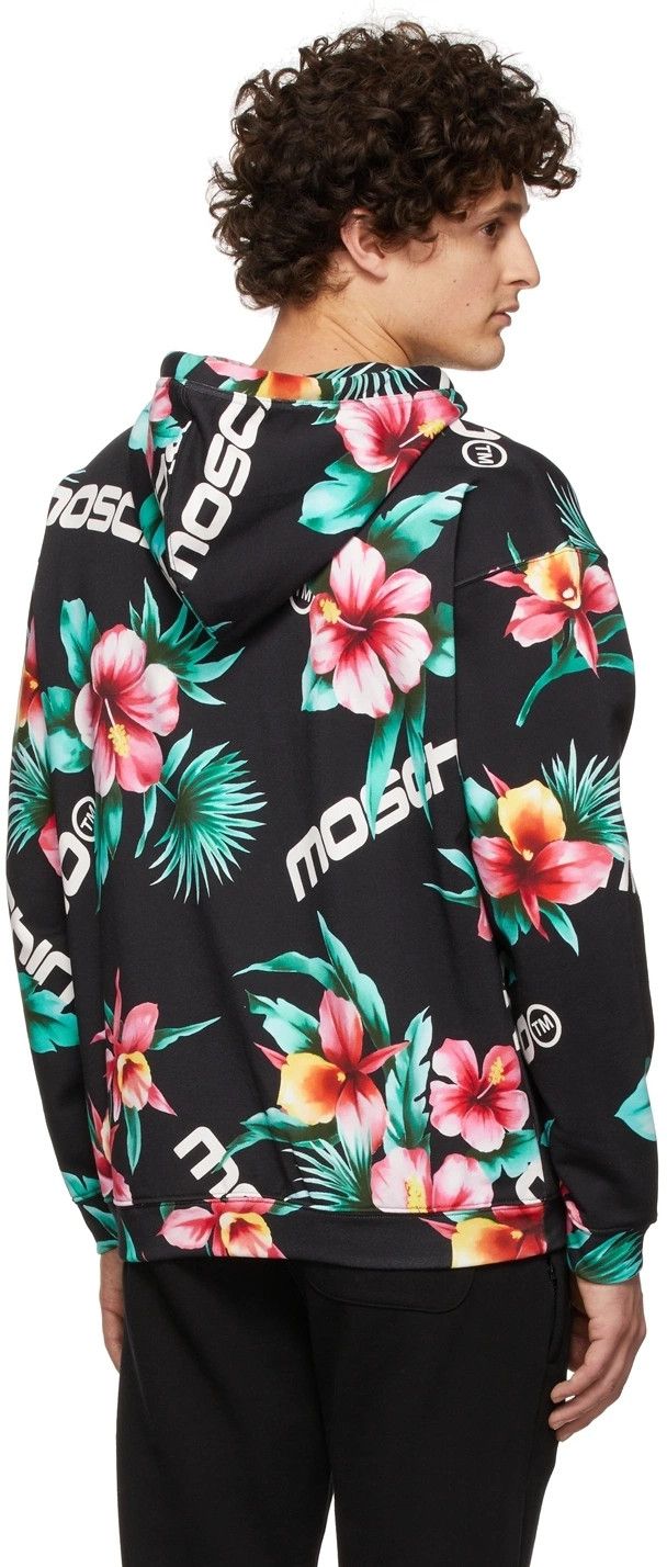 Moschino o1y0225 Logo Hoodie in Multicolor Size US M / EU 48-50 / 2 - 3 Thumbnail
