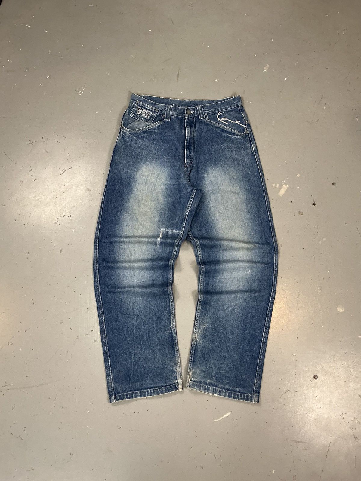 Karl Kani × Vintage Vintage Karl Kani embroidered denim Size US 34 / EU 50 - 1 Thumbnail