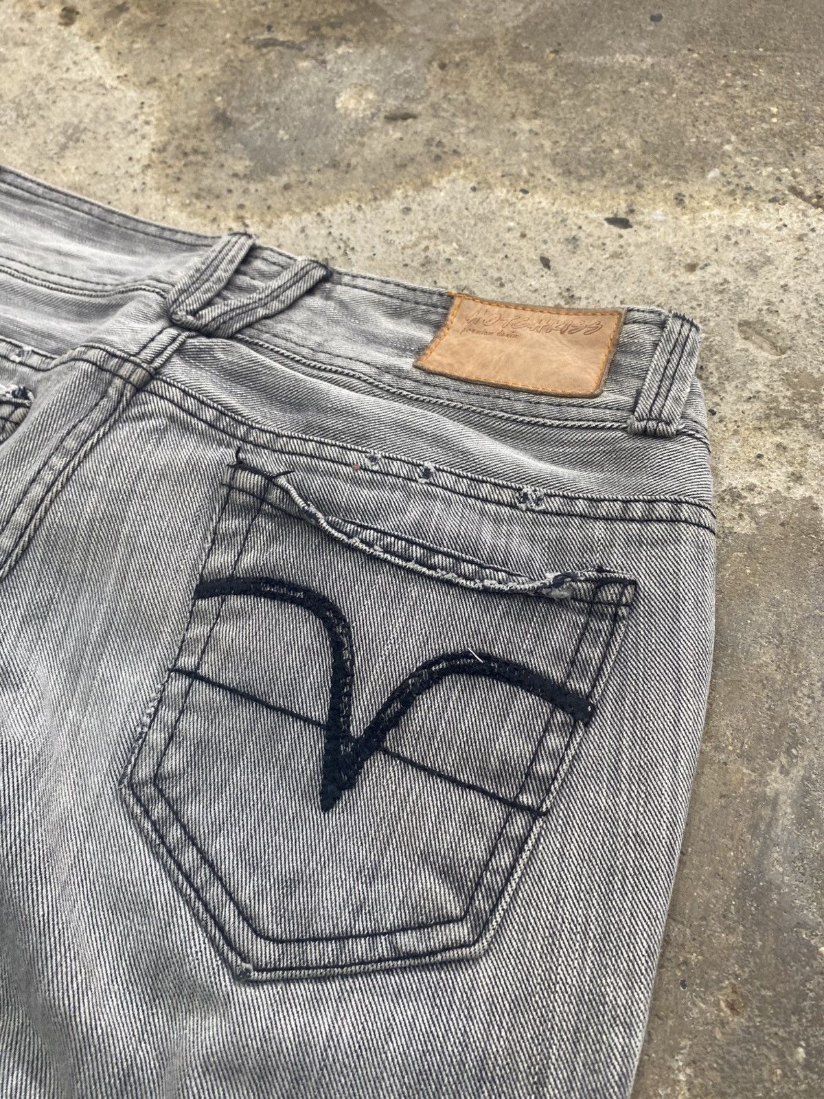 14th Addiction × Jean × KMRii Lace up flared hotchkiss japanese grunge Size US 28 / EU 44 - 11 Thumbnail