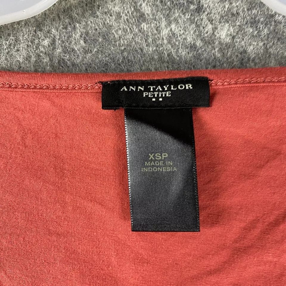 Ann Taylor Ann Taylor Tank Top XSP Petite Women's Polyester Blend Size XS / US 0-2 / IT 36-38 - 3 Thumbnail