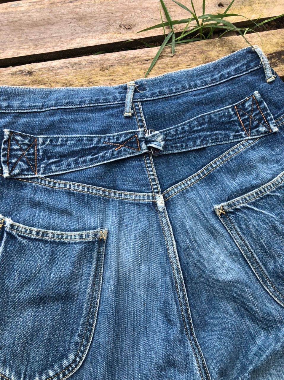 Japanese Brand × Kapital Vintage Kapital Buckle Denim Jeans Distressed Size US 29 - 6 Thumbnail