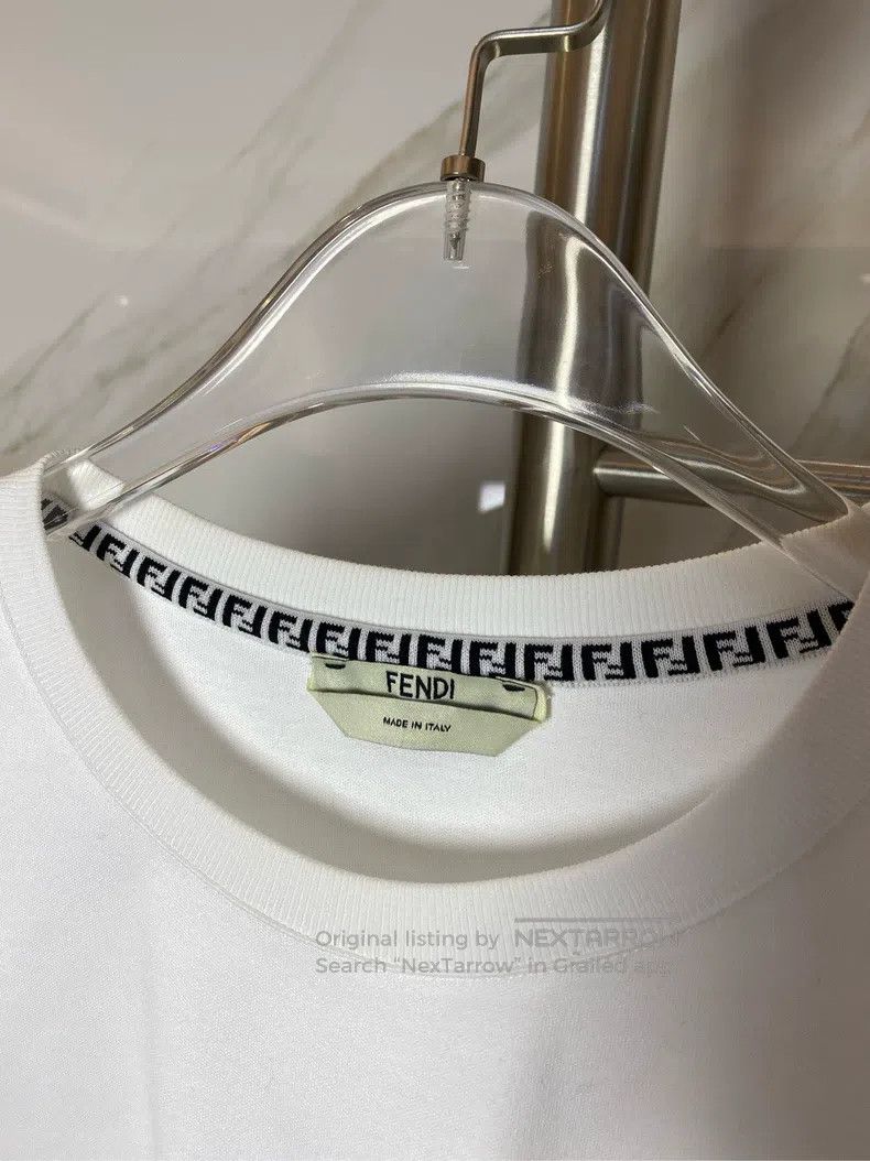 Fendi Fendi Pink Letter Short Sleeve Size XS / US 0-2 / IT 36-38 - 4 Thumbnail