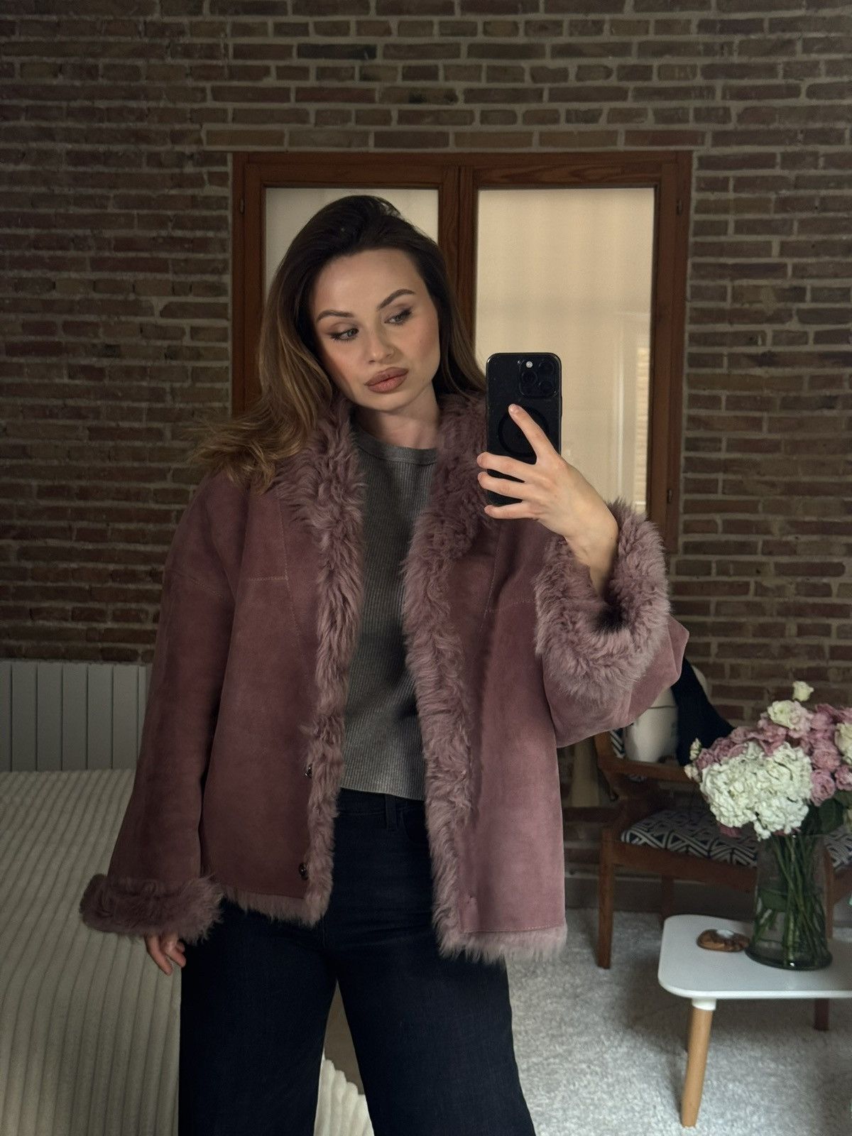 Other Furfurza Lambskin Shearling Jacket Size S / US 4 / IT 40 - 4 Thumbnail