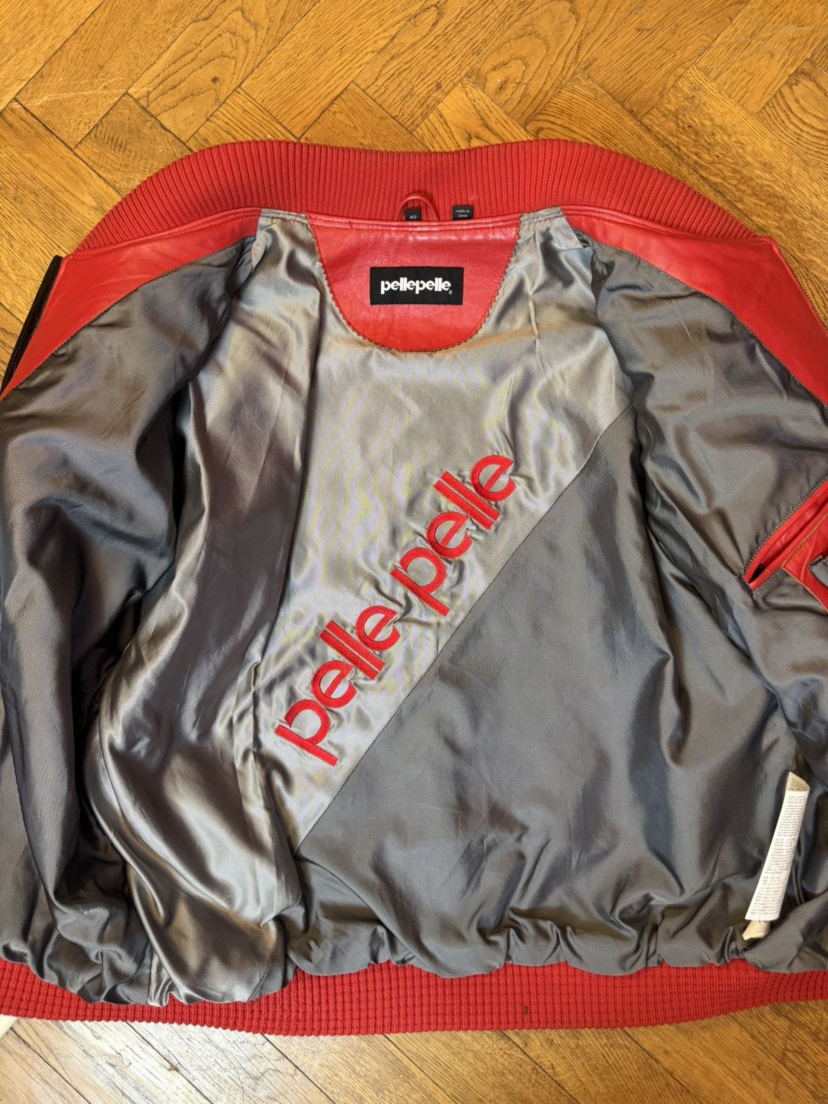 Pelle Pelle Vintage Pelle Pelle 1978 Bulldog leather varsity jacket Size US XL / EU 56 / 4 - 12 Thumbnail