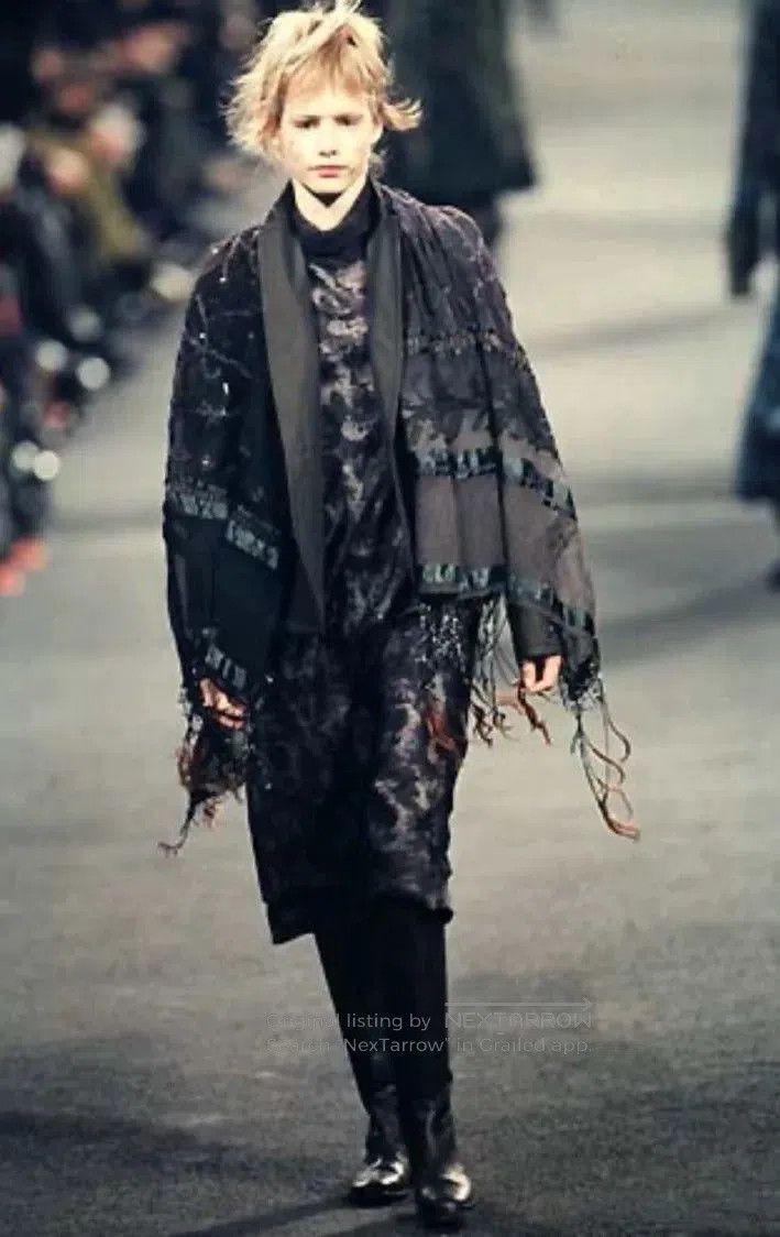 Dries Van Noten Dries Van Noten 1998 FW Silk Dress. Size XS / US 0-2 / IT 36-38 - 4 Thumbnail