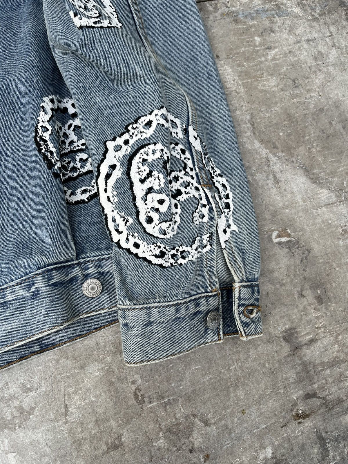 DENIM TEARS × Stussy Stussy x Denim Tears Levis Type 2 Jacket Size US M / EU 48-50 / 2 - 14 Thumbnail