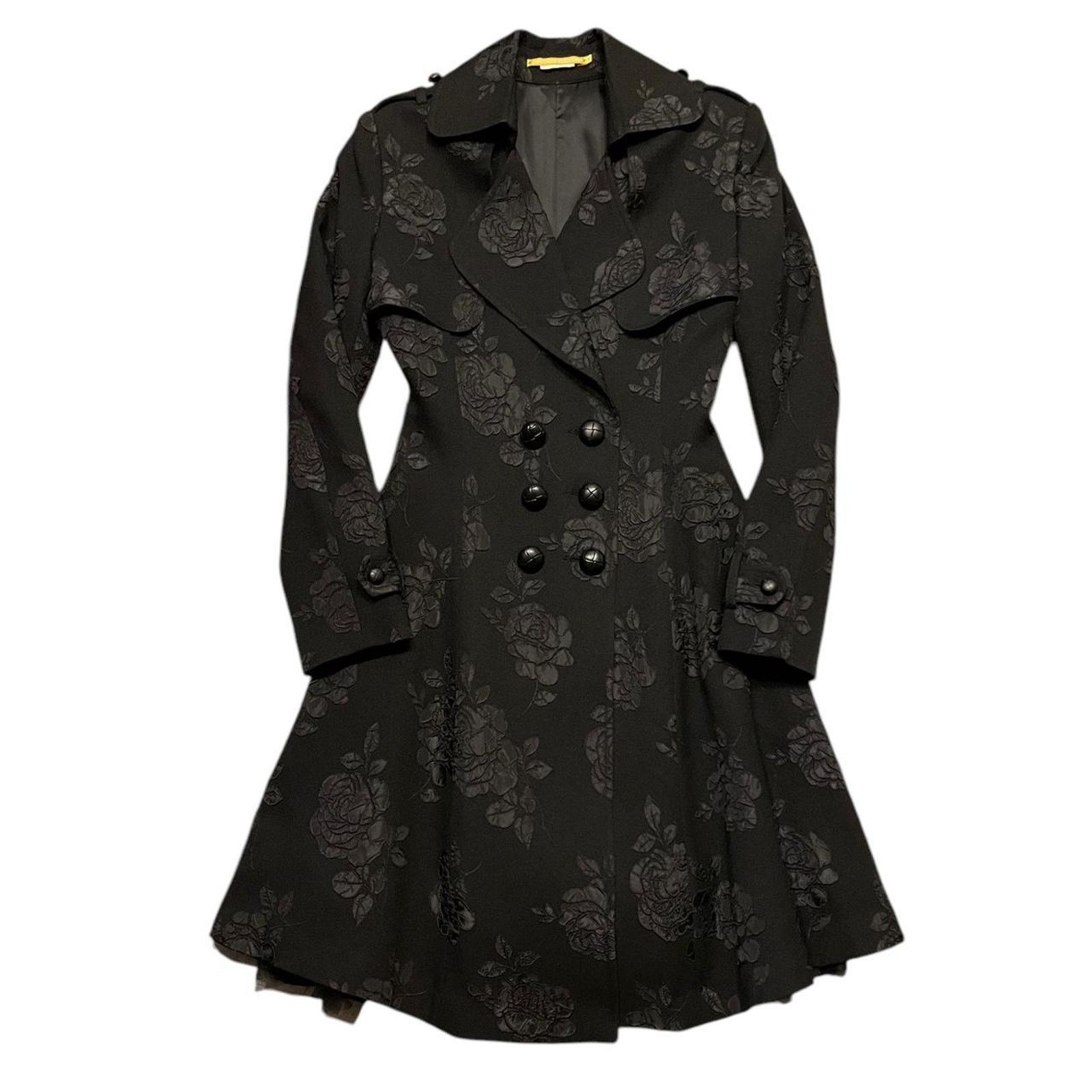 Vintage RARE VTG Trelise Cooper Gothic Brocade Fit and Flare coat Size M / US 6-8 / IT 42-44 - 1 Thumbnail