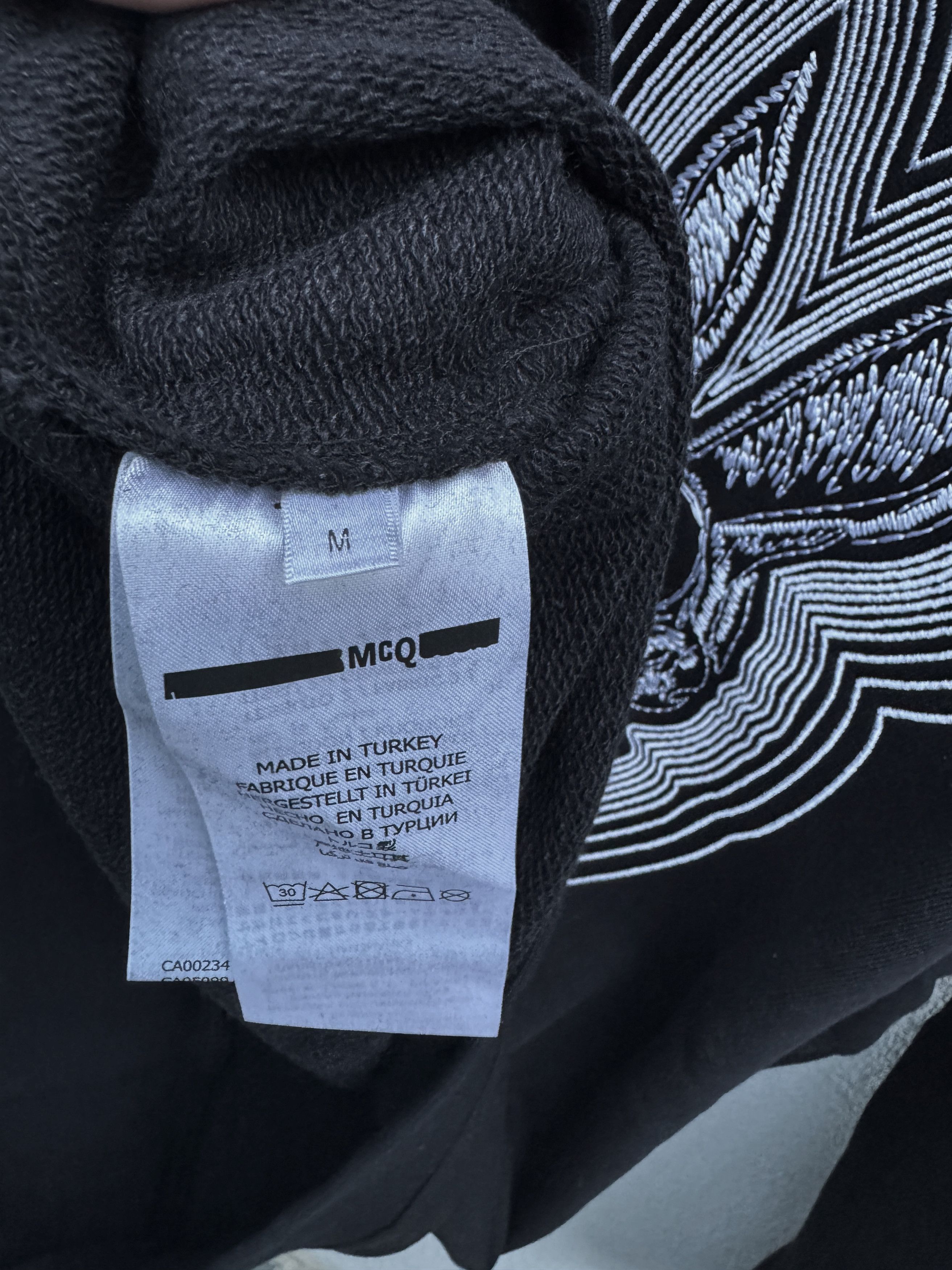 Alexander McQueen McQ AlexanderMcQueen Sweater White Bunny Skull Embroidery Size US M / EU 48-50 / 2 - 5 Thumbnail