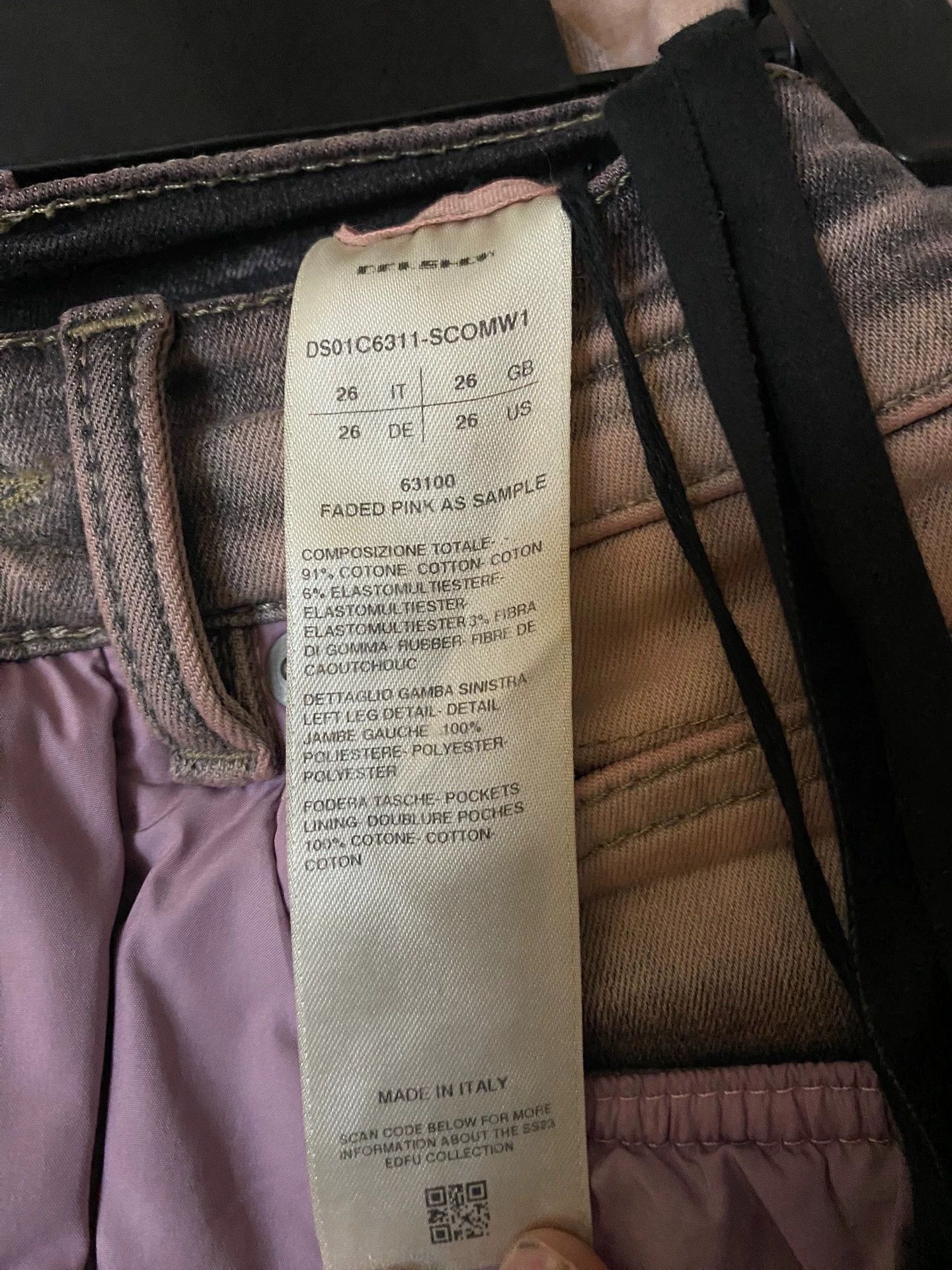 Rick Owens Rick Owens 23ss Drkshdw patchwork pink jeans Size 26" / US 2 / IT 38 - 5 Thumbnail