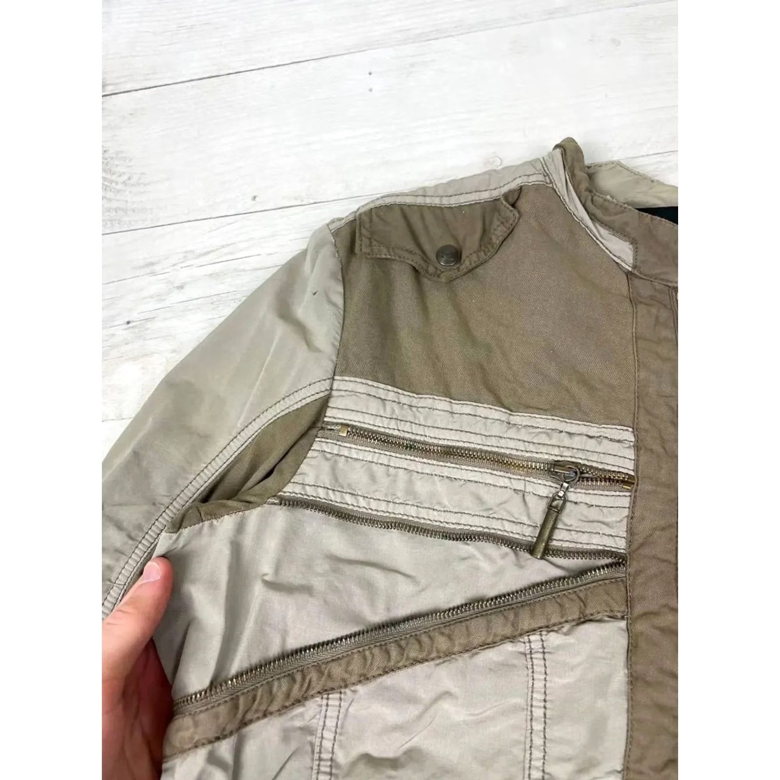 Just Cavalli VINTAGE Just Cavalli Jacket Beige 90s Luxury Y2K Men Size 48 Size US M / EU 48-50 / 2 - 5 Thumbnail