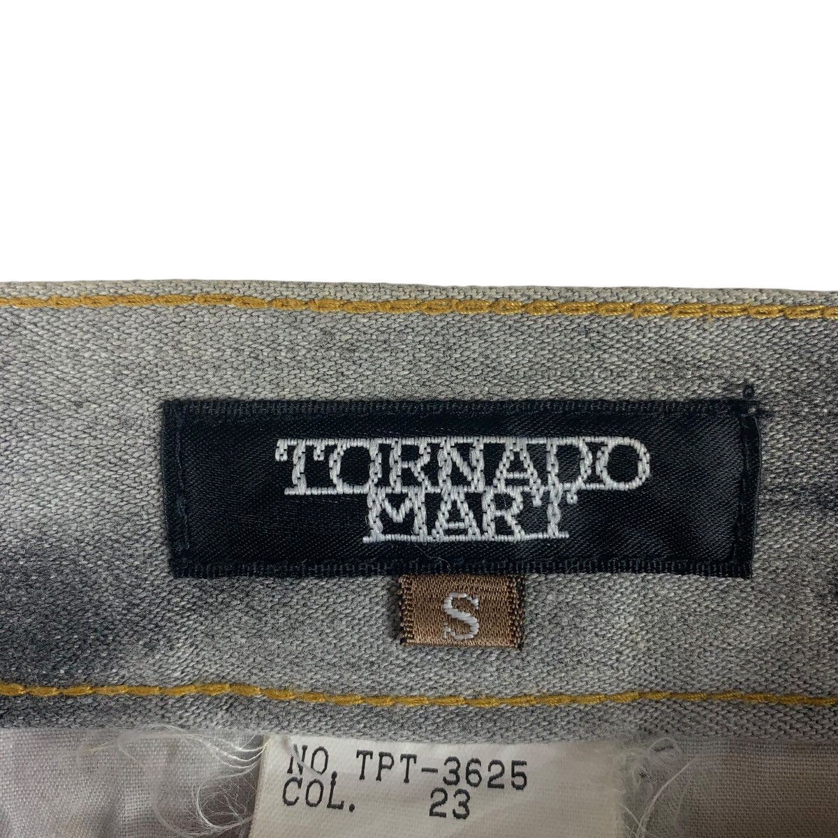 Japanese Brand × Tornado Mart TORNADO MART Flare bleach denim jeans Size 29" - 3 Thumbnail