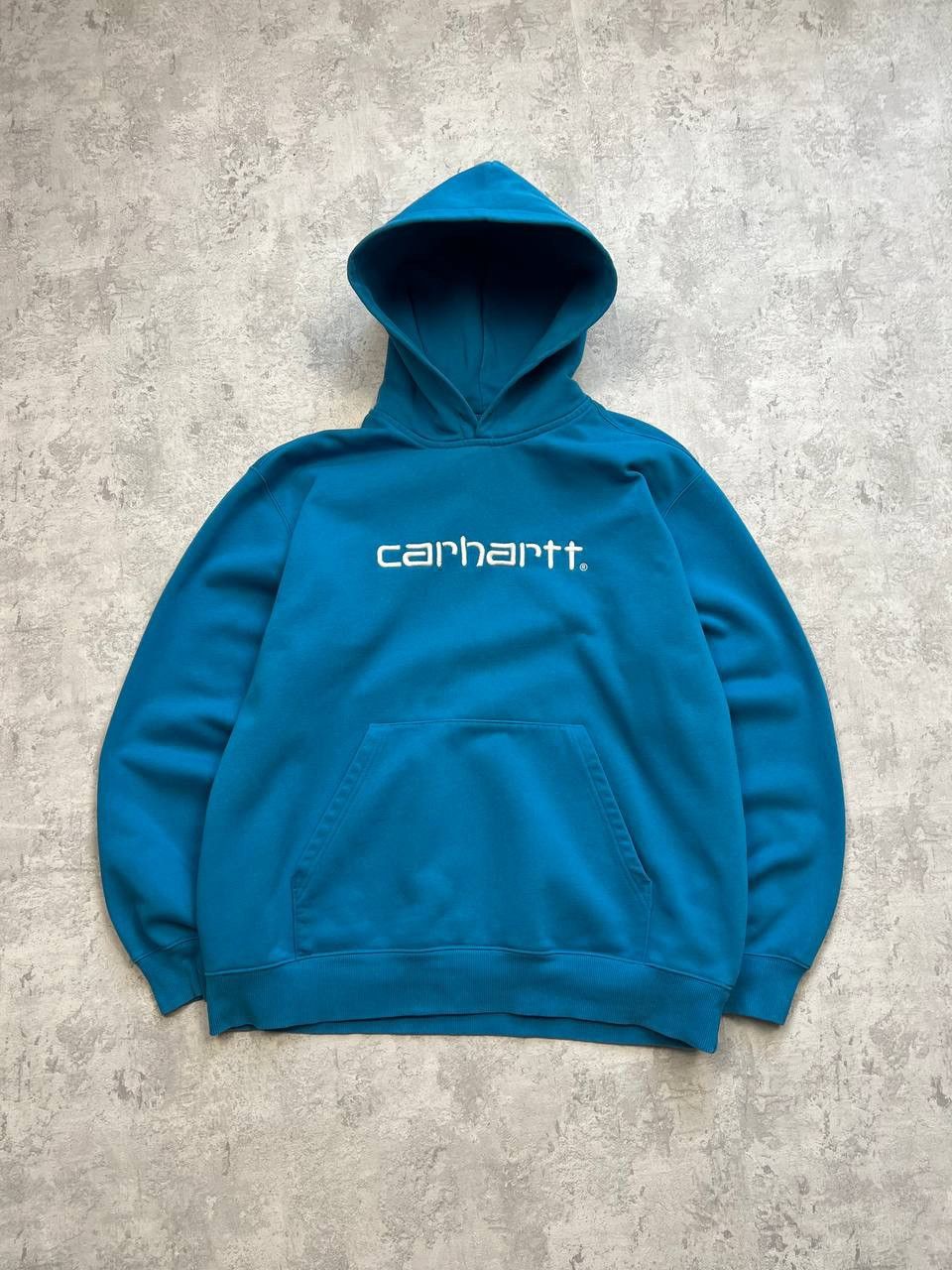 Carhartt Carhartt Y2K Sweatshirt Big Embroidered Logo Size US XL / EU 56 / 4 - 1 Thumbnail
