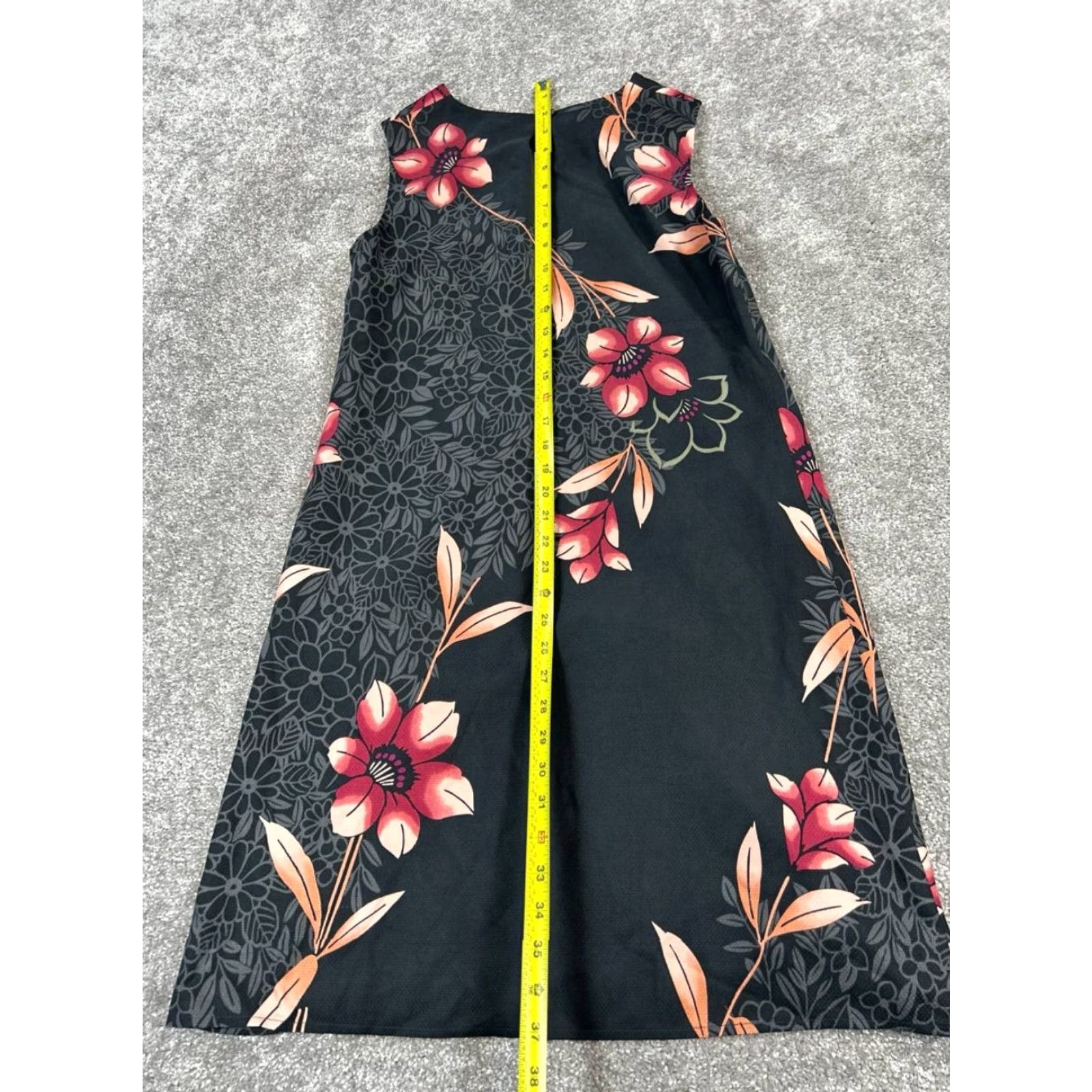 Tommy Bahama Tommy Bahama Dress Womens Small Black Red Floral Silk Size S / US 4 / IT 40 - 7 Thumbnail