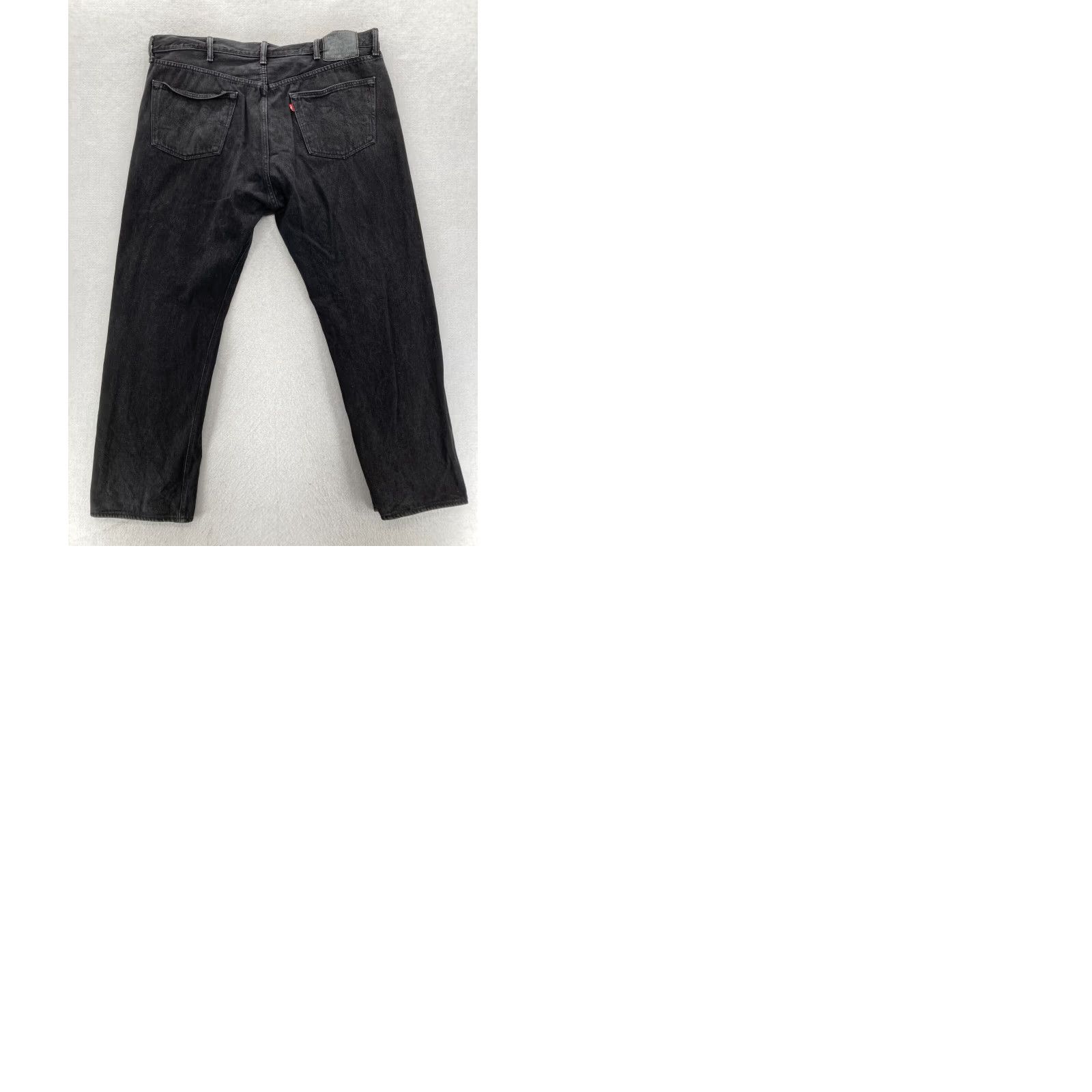 Levi's Levi's 501 XX Jeans Mens 42x30 Straight Black Denim Button Fly Mid Rise Grunge Size US 42 / EU 58 - 10 Thumbnail