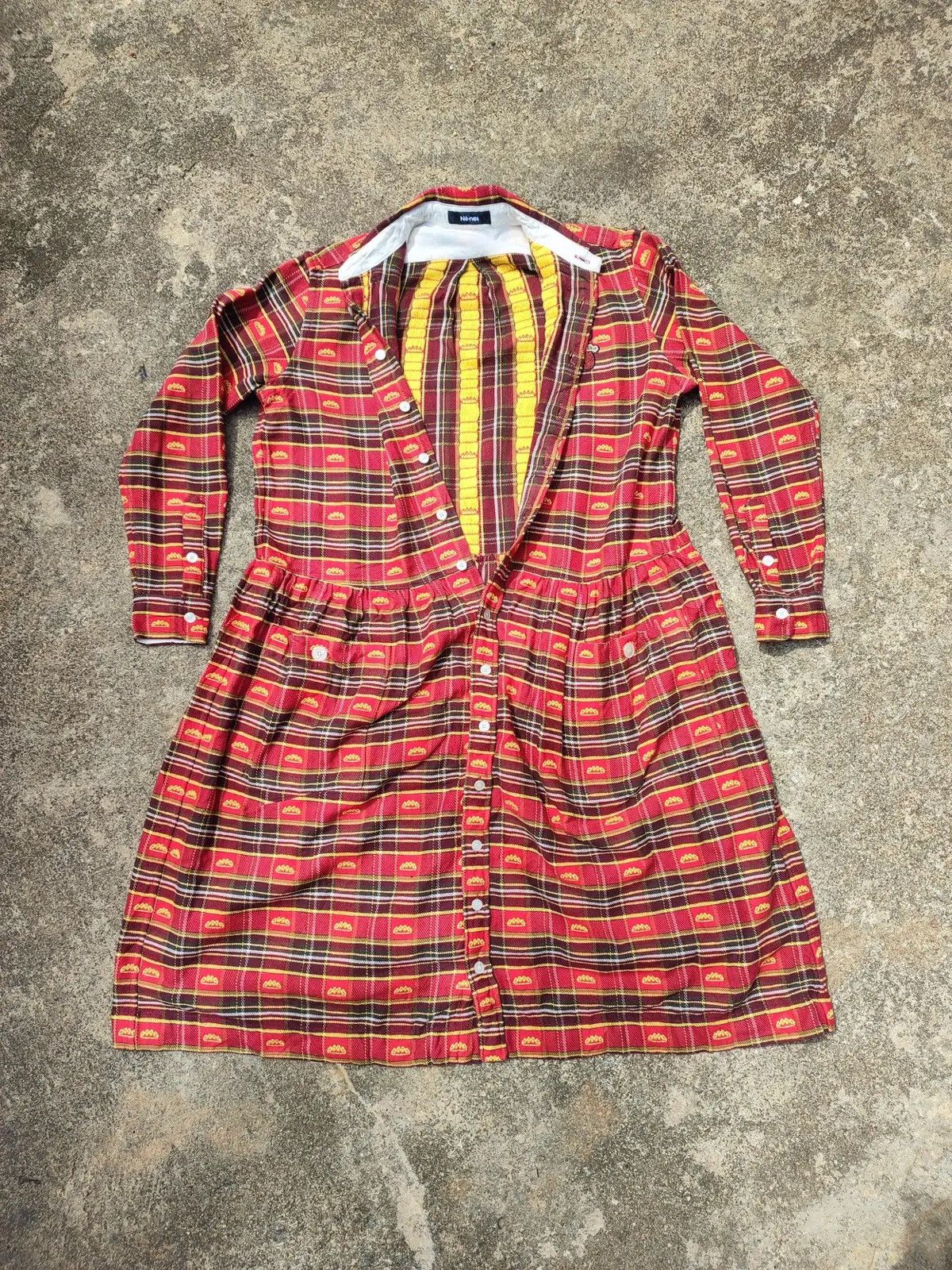 Ne-Net Né-net Red Tartan Button Down Dress (2014) – Made in Japan Size M / US 6-8 / IT 42-44 - 14 Thumbnail