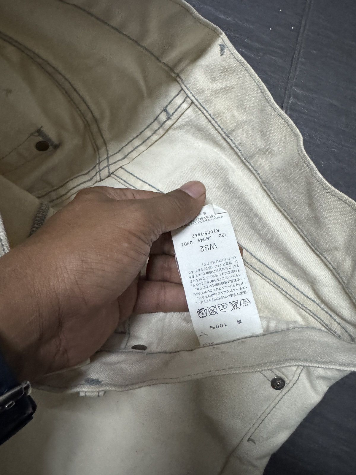 Levi's Vintage Levis 501 Red Loop coated jeans Size US 31 - 4 Thumbnail