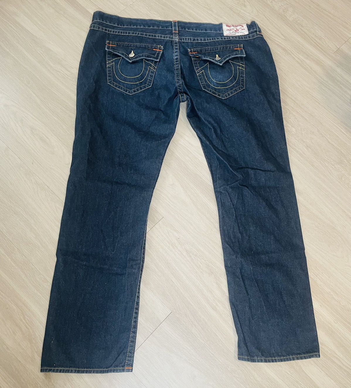 True Religion True Religion Jeans Relaxed Skinny Flap MENS SZ 46X33 Size US 44 / EU 60 - 10 Thumbnail