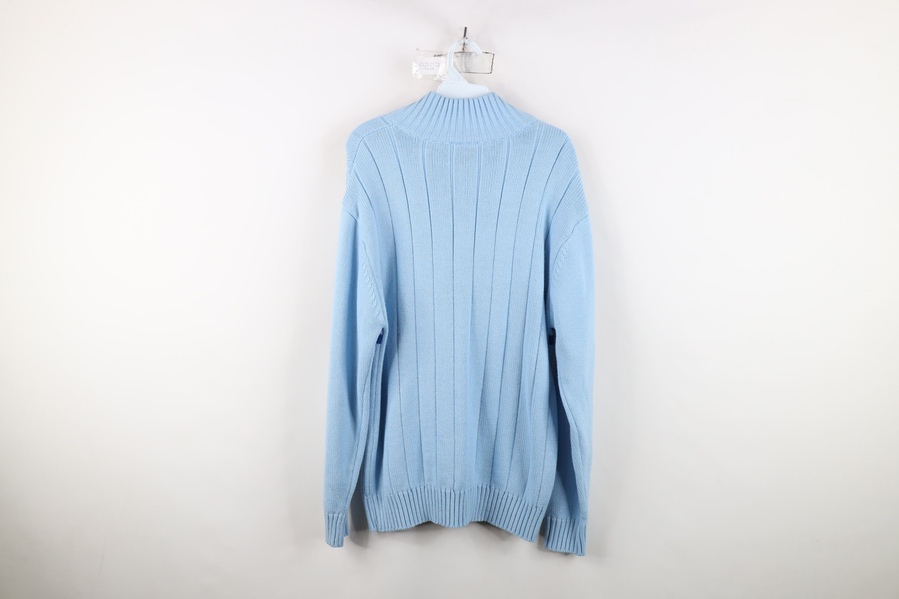 Southpole Vintage 90s Y2K Southpole Ribbed Knit Half Zip Sweater Size US M / EU 48-50 / 2 - 10 Thumbnail