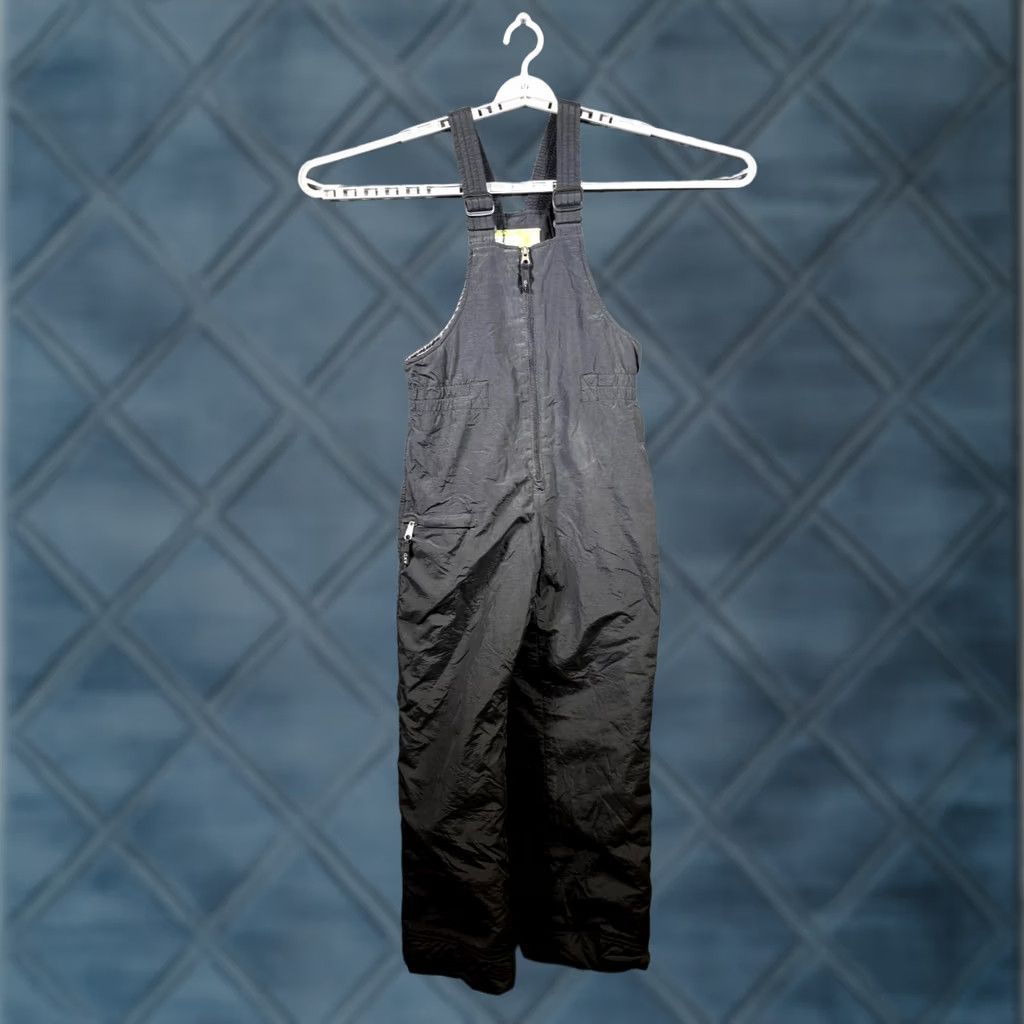 Gloverall Expo Bib Overall Women's M Black Workwear Front Zip Wide-Leg Outdoor Pockets Size 32" / US 10 / IT 46 - 1 Thumbnail