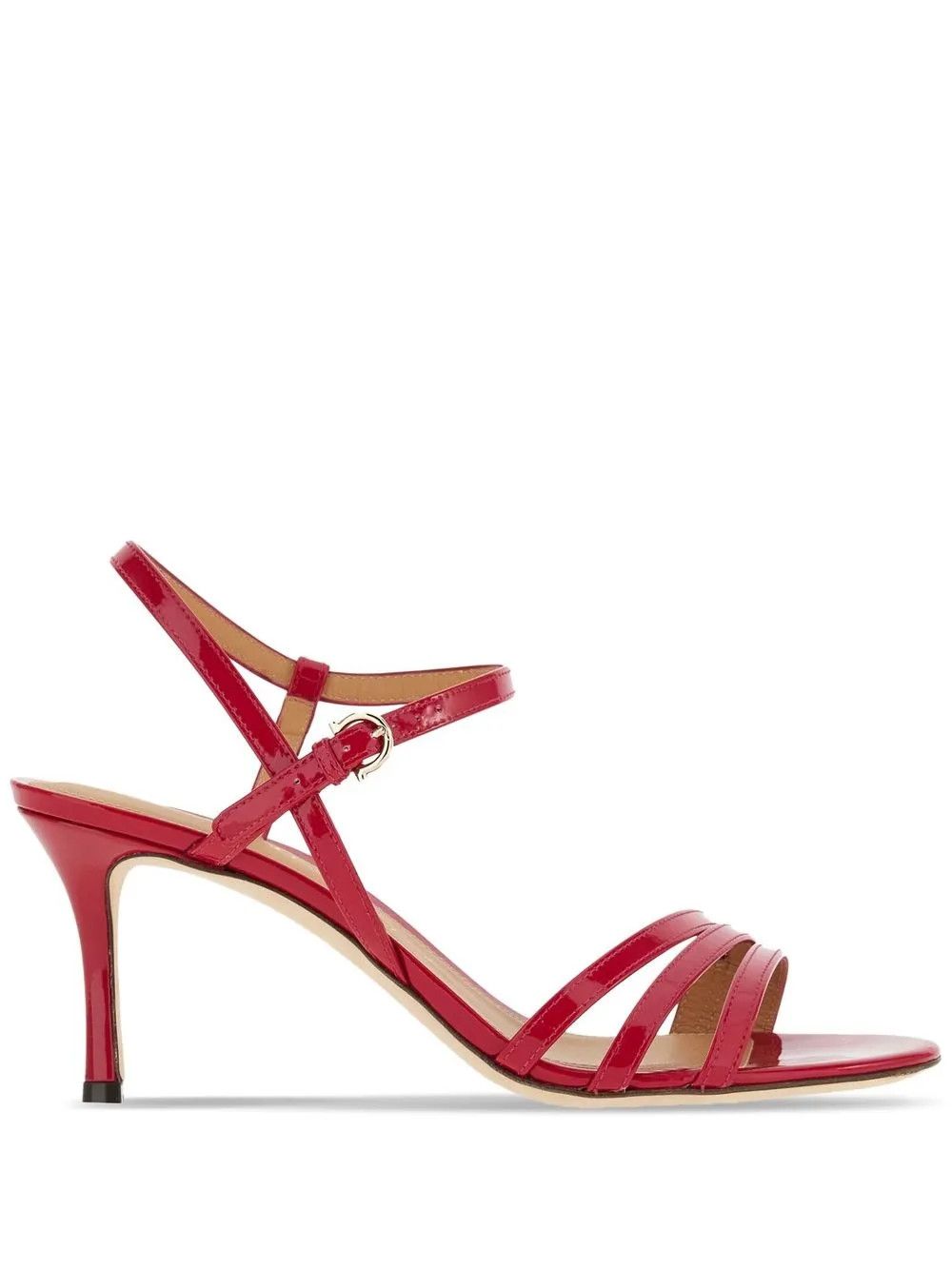 Salvatore Ferragamo o1y0426 Slingback Sandals in Garnet Size US 10.5 / IT 40.5 - 1 Thumbnail