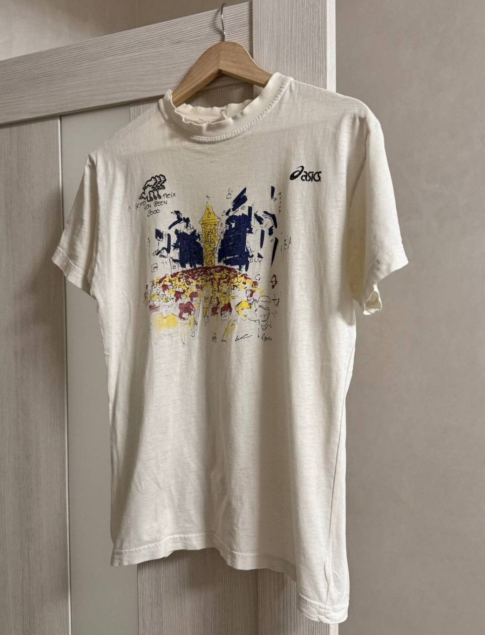 Asics Asics 1994 Vintage Grandpix Volksbank BPS Tee Running Size US S / EU 44-46 / 1 - 2 Thumbnail