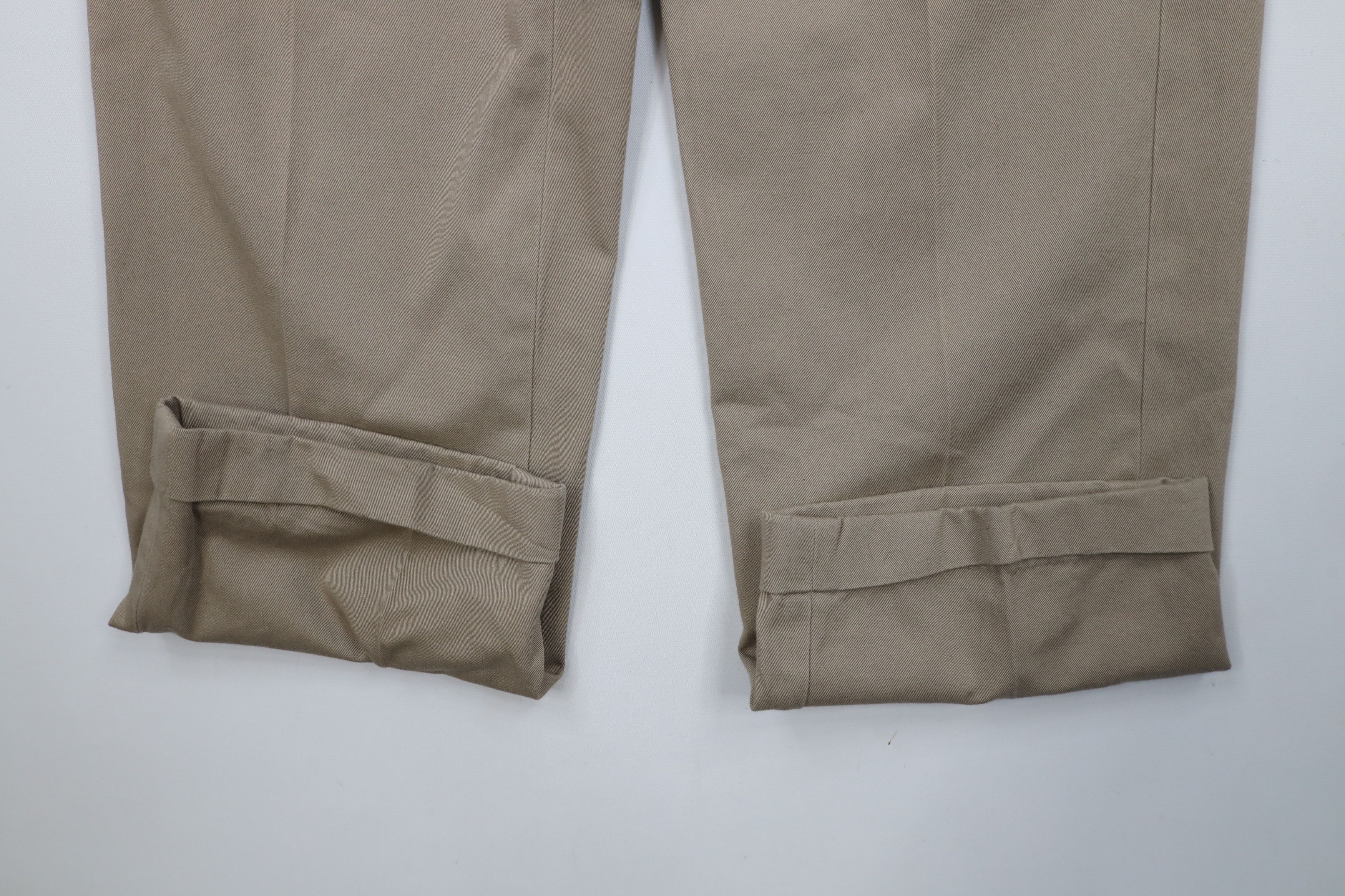 Vintage 90s Bills Khakis Relaxed Fit Pleated Chino Pants USA