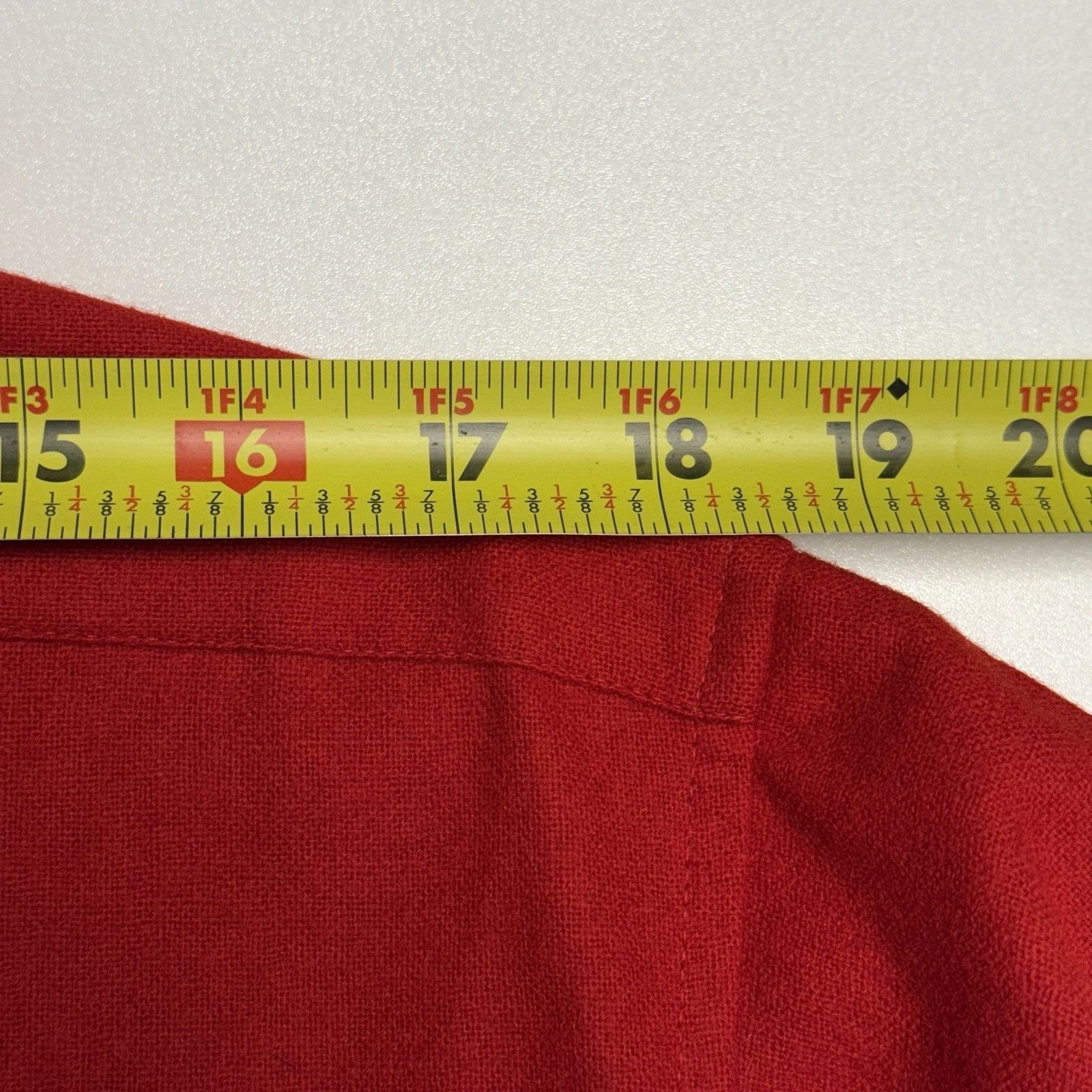 Pendleton Vintage Pendleton Wool Button Up Shirt Mens Medium Red Long Size US M / EU 48-50 / 2 - 12 Thumbnail