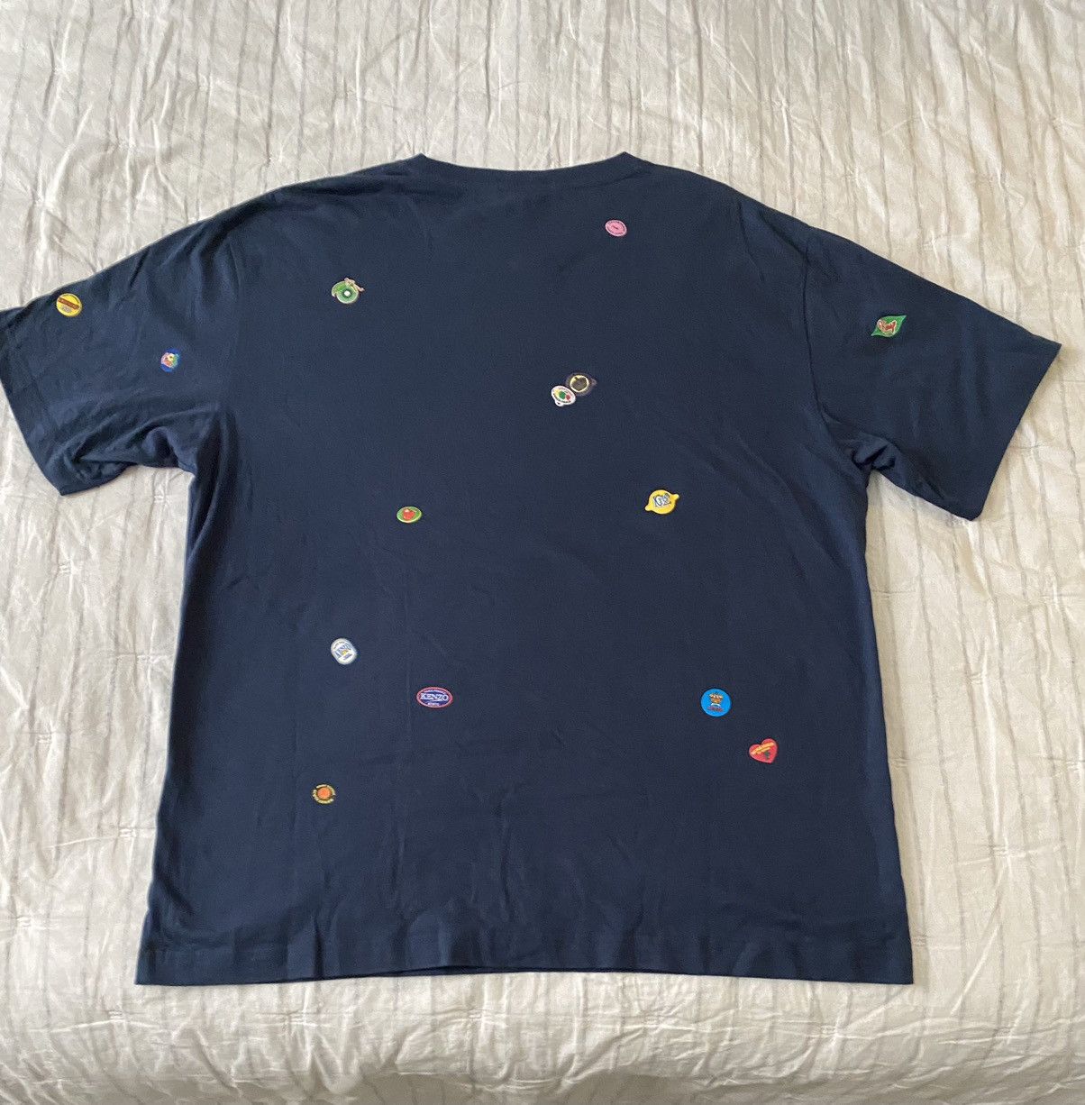 Kenzo Kenzo Fruit Stickers Classic T-shirt XXL Size US XXL / EU 58 / 5 - 14 Thumbnail
