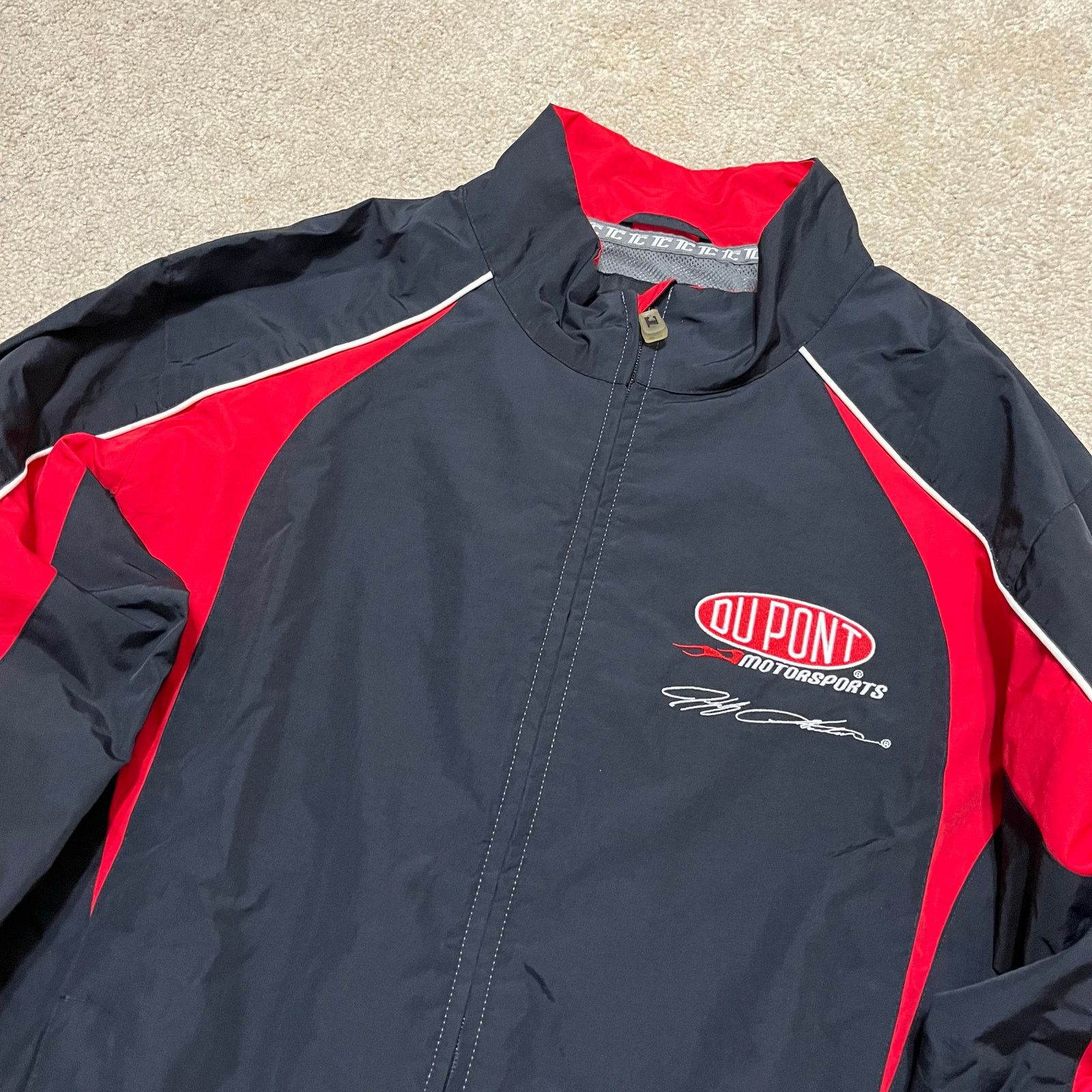 NASCAR Vintage NASCAR Jeff Gordon #24 DuPont Racing Jacket Red Blac Size US M / EU 48-50 / 2 - 3 Thumbnail