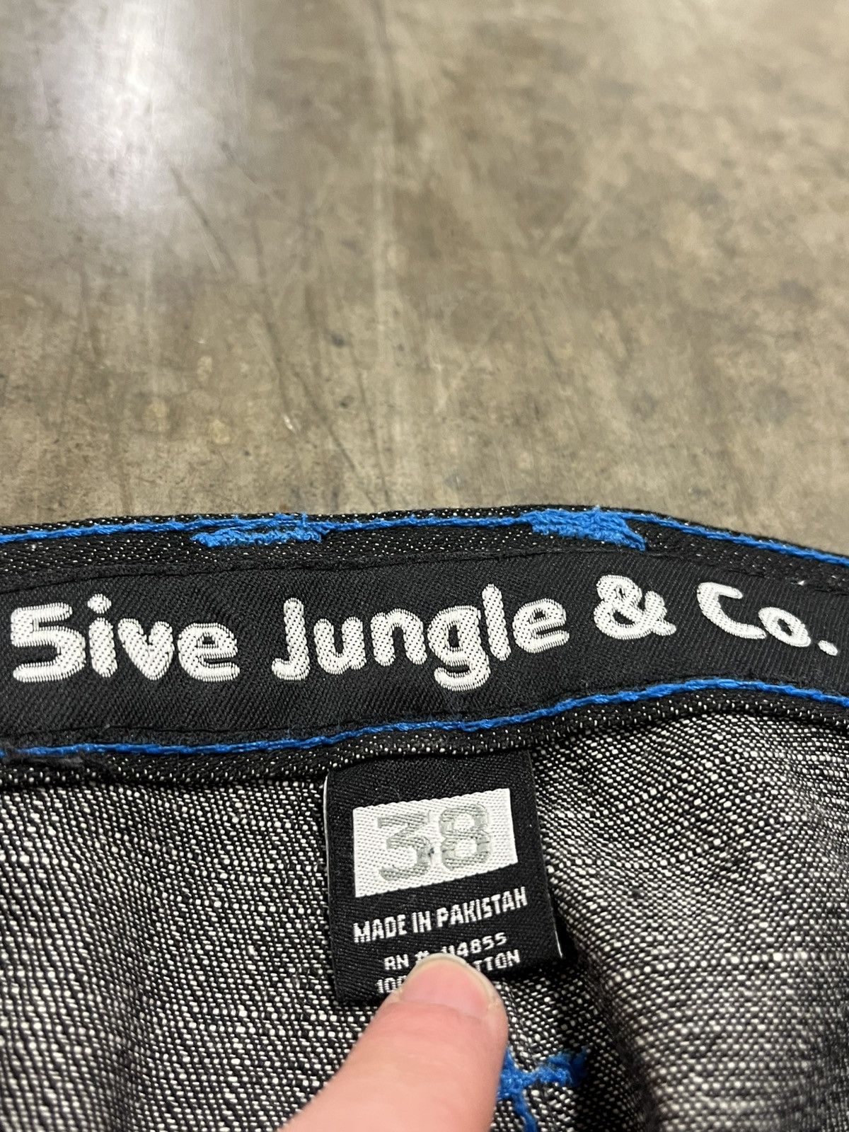 Southpole × Vintage Y2k baggy fit black denim wide leg southpole style opium Size US 38 / EU 54 - 9 Thumbnail