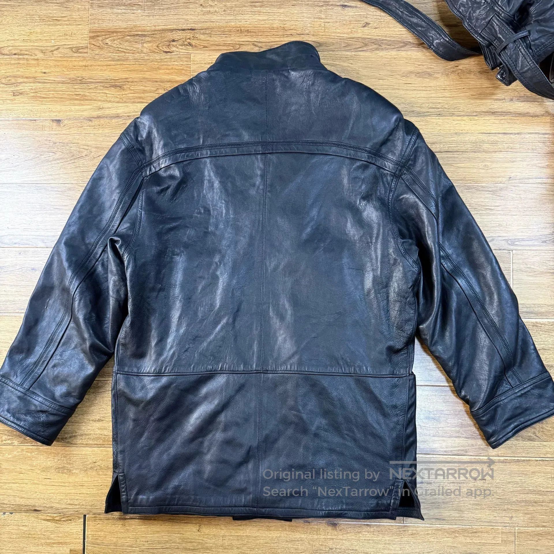 Brunello Cucinelli Hermes Seraphin Men's Leather Jacket. Size US M / EU 48-50 / 2 - 2 Thumbnail