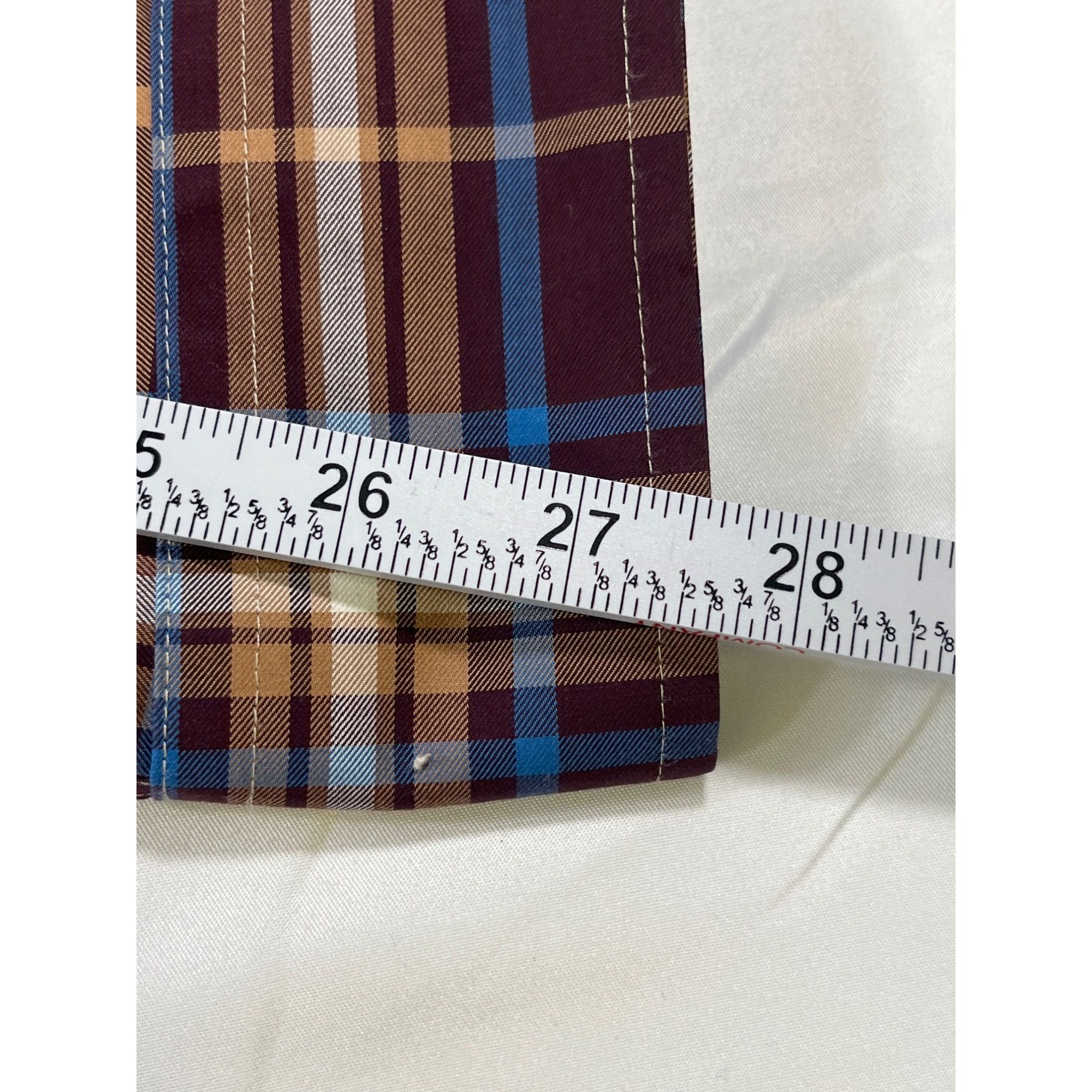 Lands' End Lands End SKU 7608 Mens Button Down Plaid Shirt Size XL Size US XL / EU 56 / 4 - 8 Thumbnail