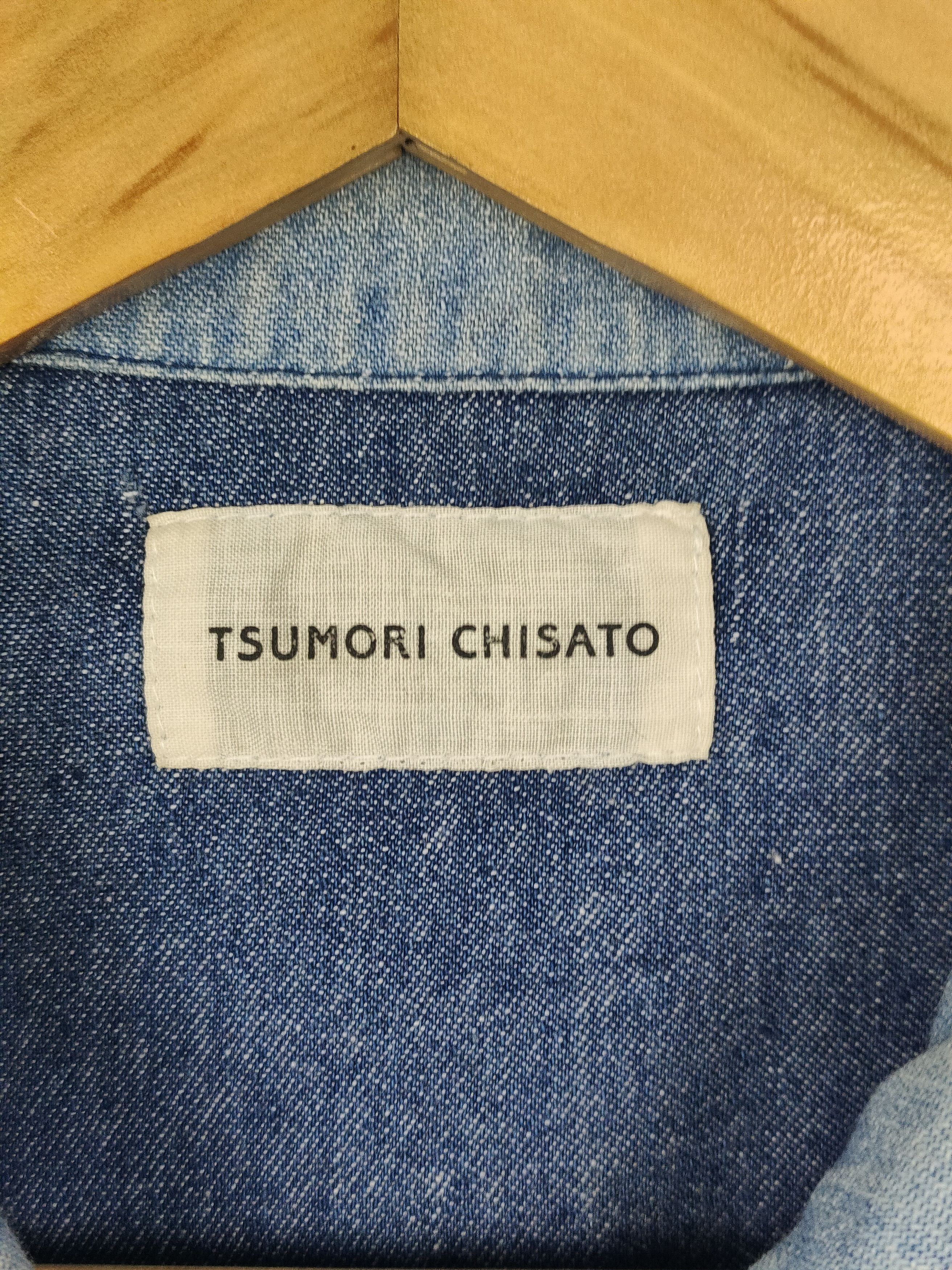 Tsumori Chisato Tsumori Chisato two-tone denim jacket with four pockets. Size US S / EU 44-46 / 1 - 3 Thumbnail