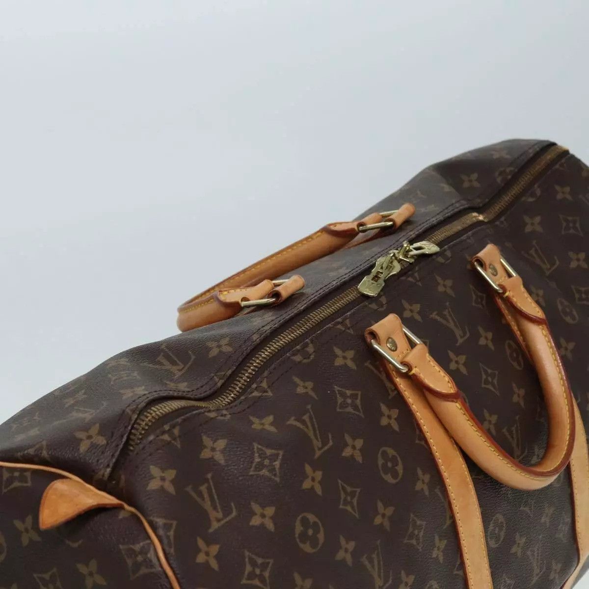 Louis Vuitton LOUIS VUITTON Monogram Keepall 55 Boston Bag Size ONE SIZE - 12 Thumbnail