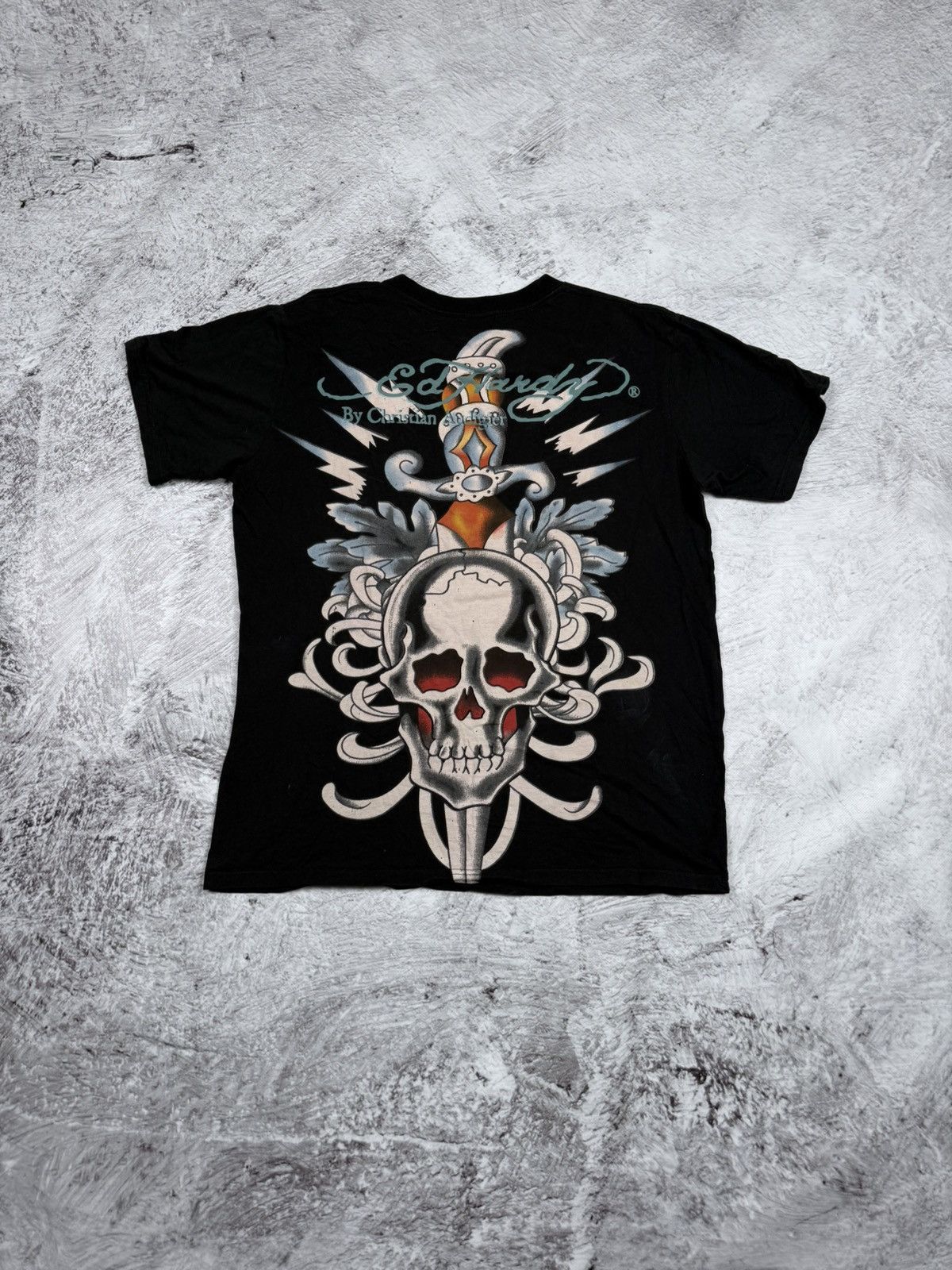 Christian Audigier × Ed Hardy × Vintage Vintage Ed Hardy T-shirt Y2K Size US L / EU 52-54 / 3 - 2 Thumbnail