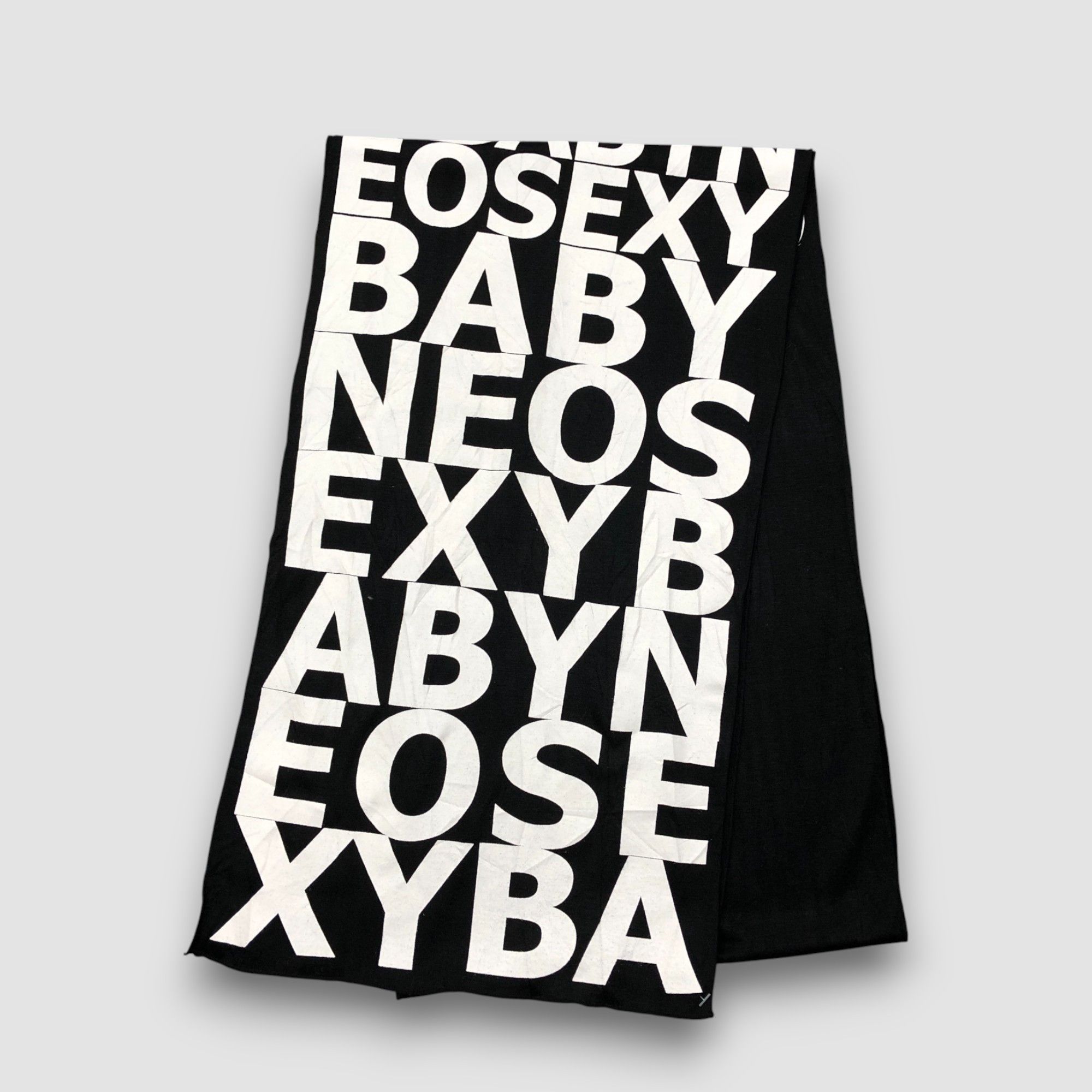 Japanese Brand Vintage Baby Neo Sexy Scarf Muffler Wool Cashmere Scarves Size ONE SIZE - 2 Thumbnail