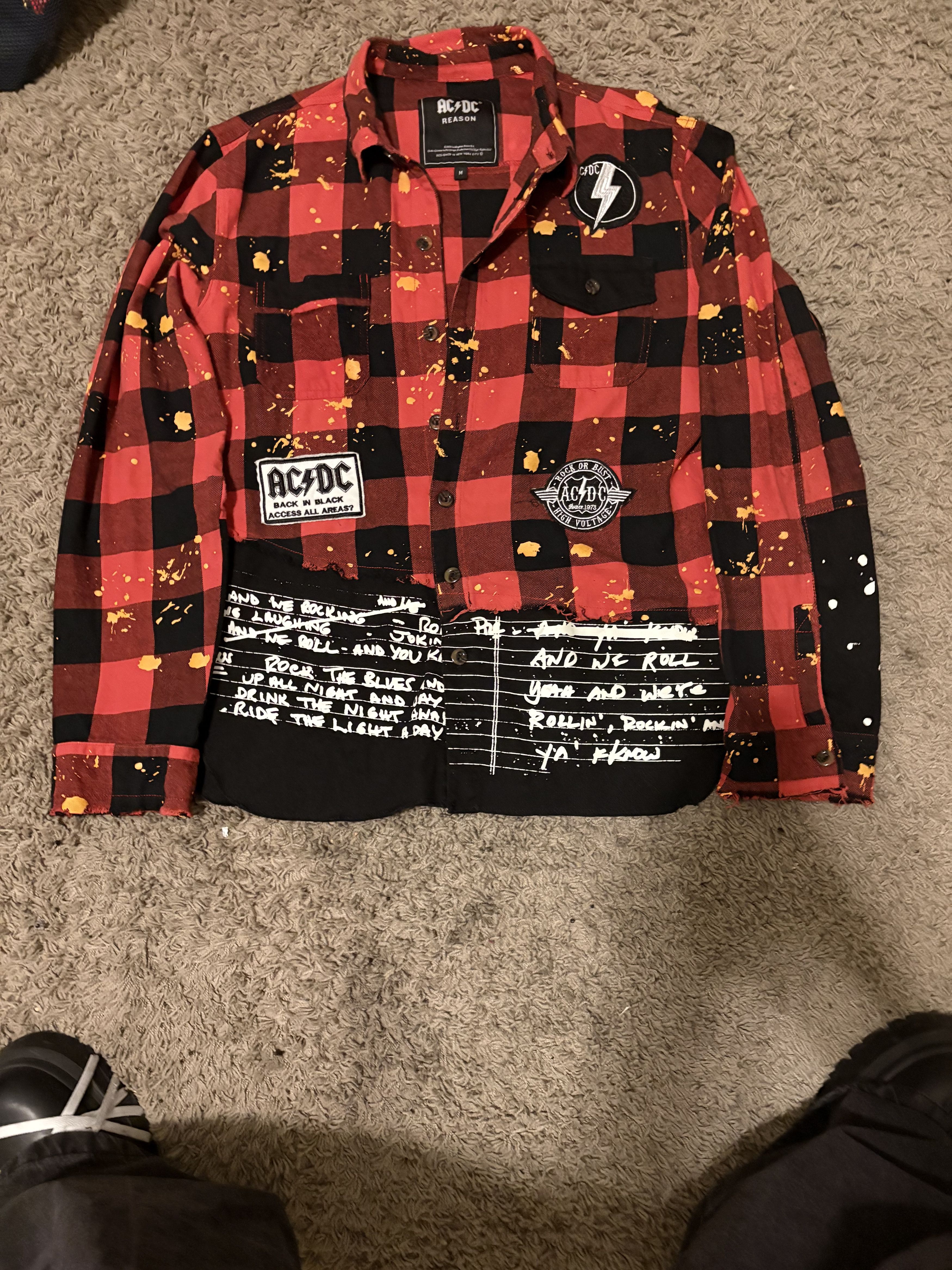 Reason AC/DC x Reason Flannel Size US M / EU 48-50 / 2 - 1 Thumbnail