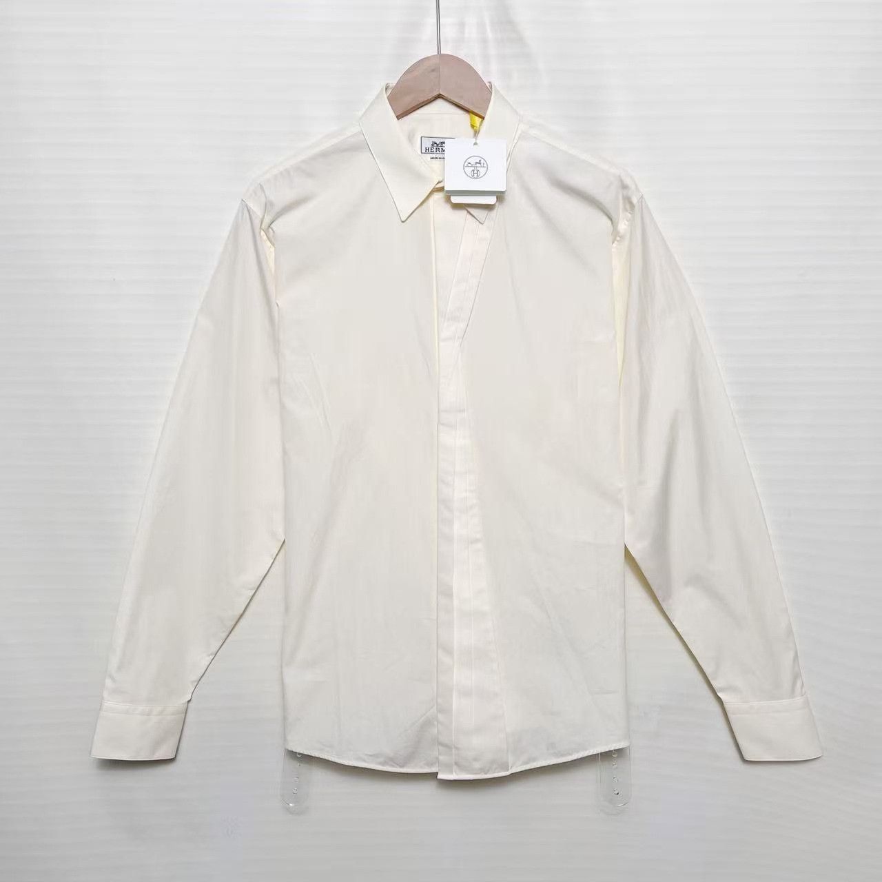 Hermes Hermès Beige Shirt Size US XXS / EU 40 - 1 Thumbnail