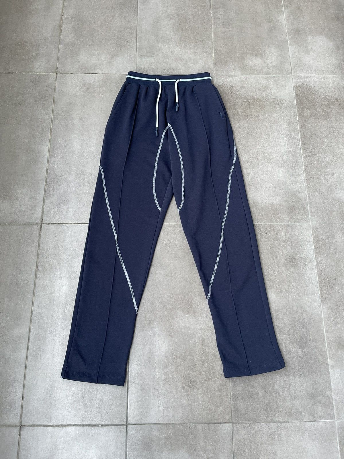 Saul Nash !DS! SS23 Saul Nash Navy Overlock Stitch Lounge Pants Size US 32 / EU 48 - 8 Thumbnail