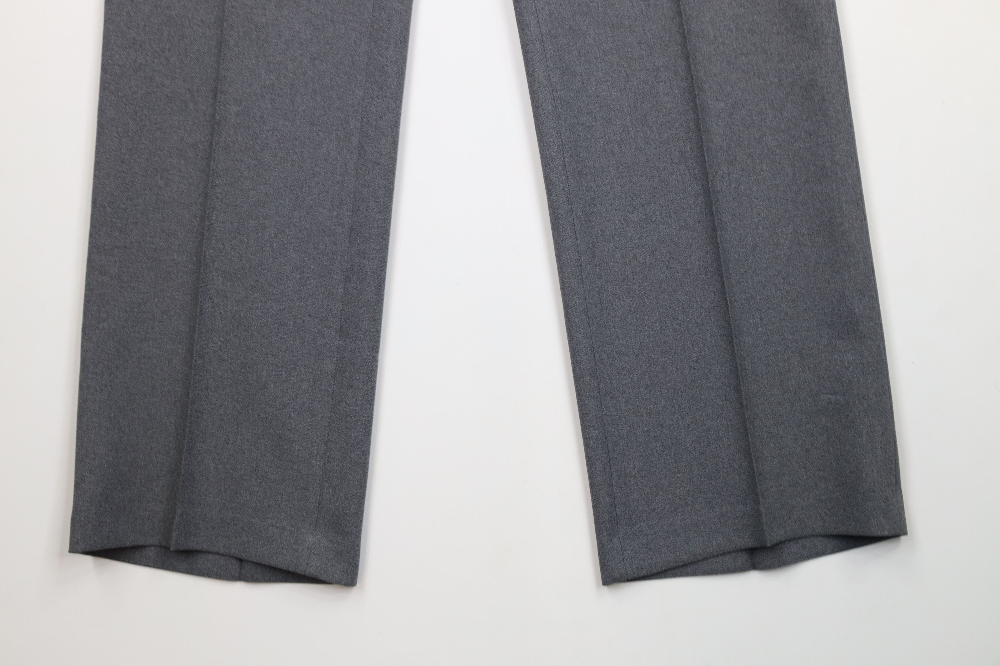 Levi's × Vintage Vintage 70s Levis Wide Leg Knit Chino Pants Heather Gray USA Size US 32 / EU 48 - 4 Thumbnail