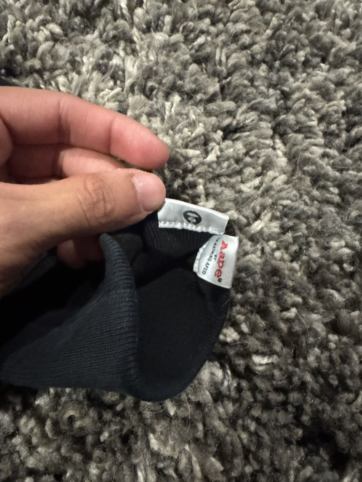 Aape Black Bape hoodie M Size US M / EU 48-50 / 2 - 5 Thumbnail