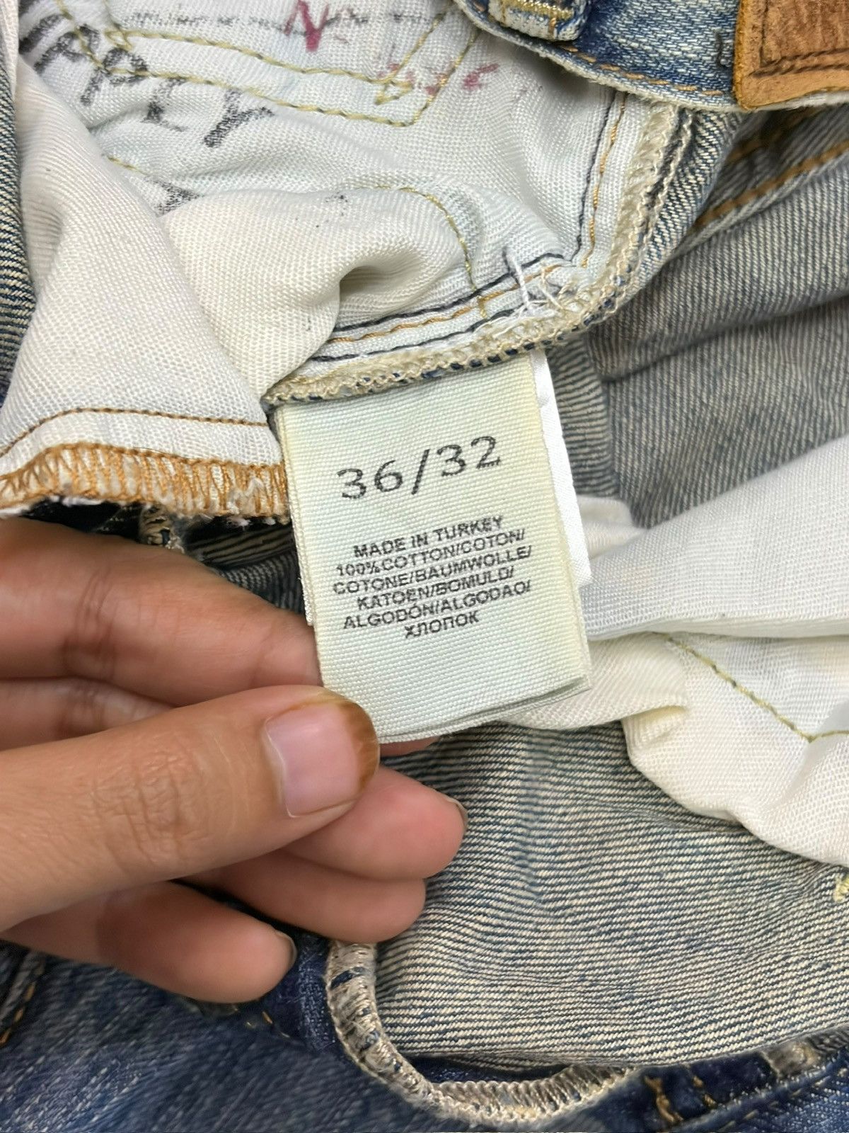 Denim & Supply Ralph Lauren Vintage Denim Supply Ralph Lauren Faded Wash Distress Jeans Size US 35 - 5 Thumbnail