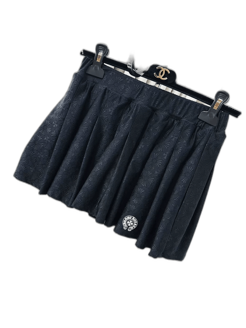 Chrome Hearts Chrome Hearts Black Mini Skirt with Logo Size 24" / US 00 / IT 34 - 1 Thumbnail