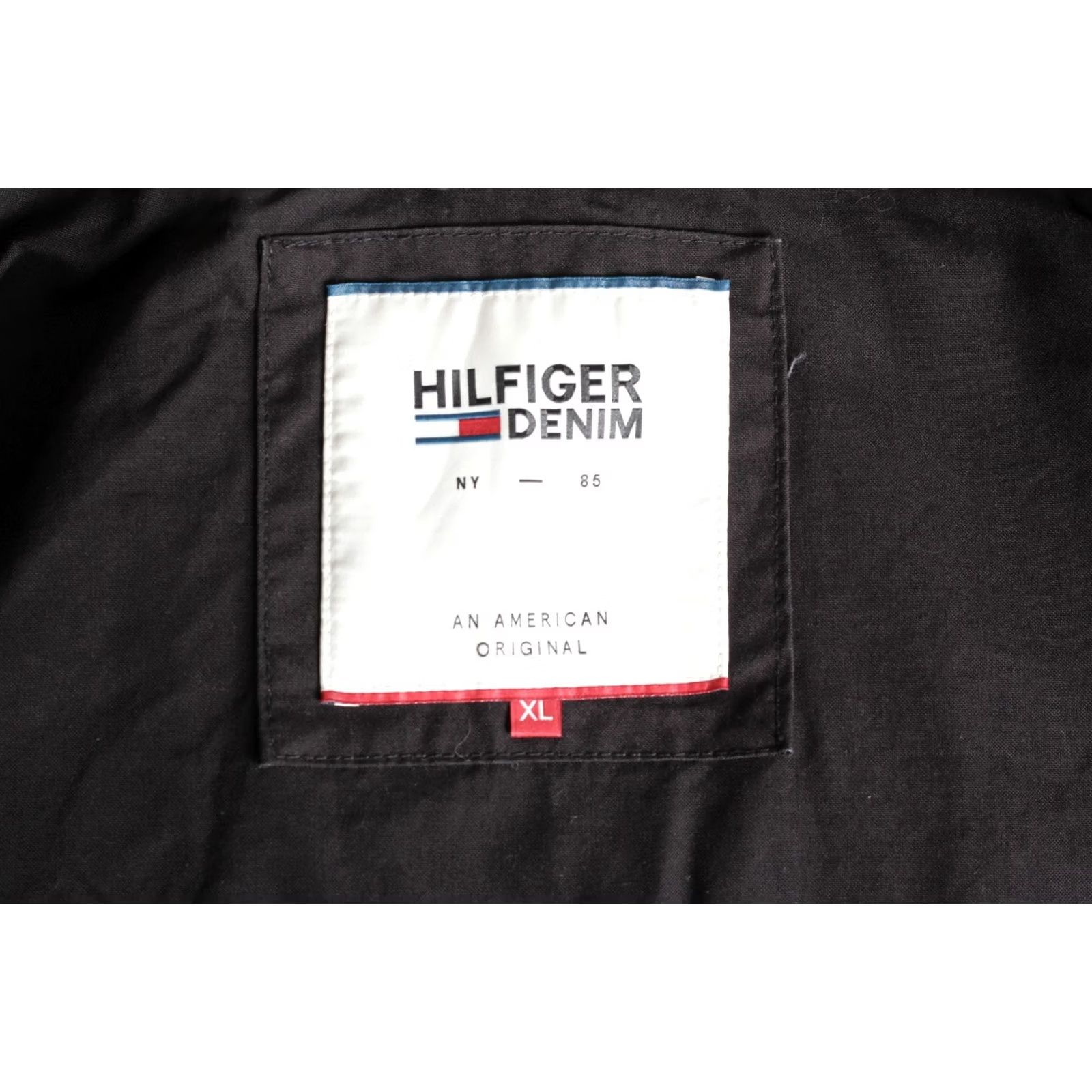 Tommy Hilfiger TOMMY HILFIGER Denim Jacket Men XL MJ5819 Jacket Mens XL Black Denim Jacket Size US XL / EU 56 / 4 - 6 Thumbnail