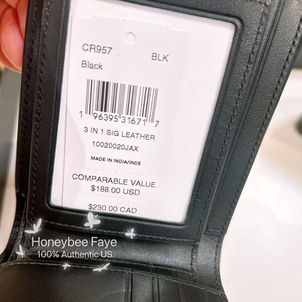 Coach 3 In 1 Wallet In Signature Leather CR957 Size ONE SIZE - 6 Thumbnail
