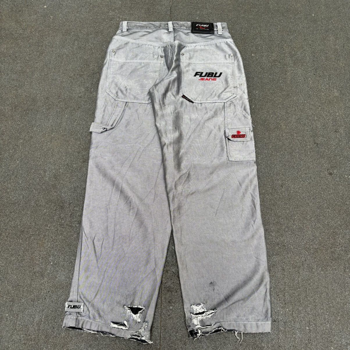 Fubu × JNCO × Vintage Vintage Fubu Baggy hiphop Jeans Size US 32 / EU 48 - 2 Thumbnail