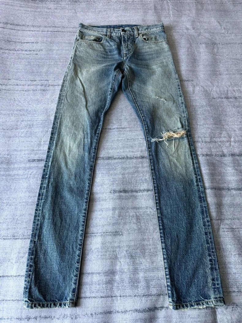 Saint Laurent Paris Saint Laurent 16SS Runway Distressed Jeans-yf Size US 28 / EU 44 - 1 Thumbnail